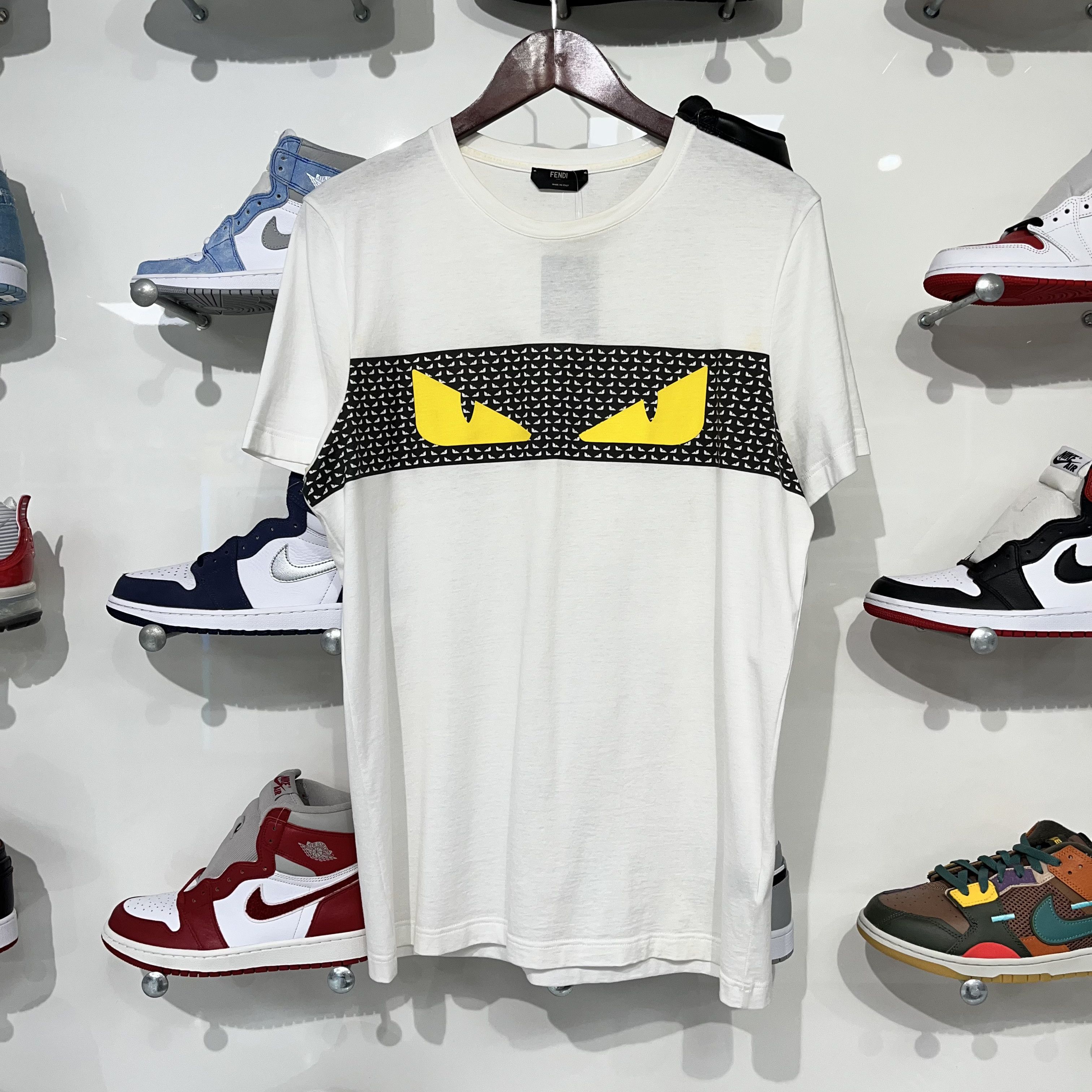 Fendi Fendi Tee White Size US L / EU 52-54 / 3 - 1 Thumbnail