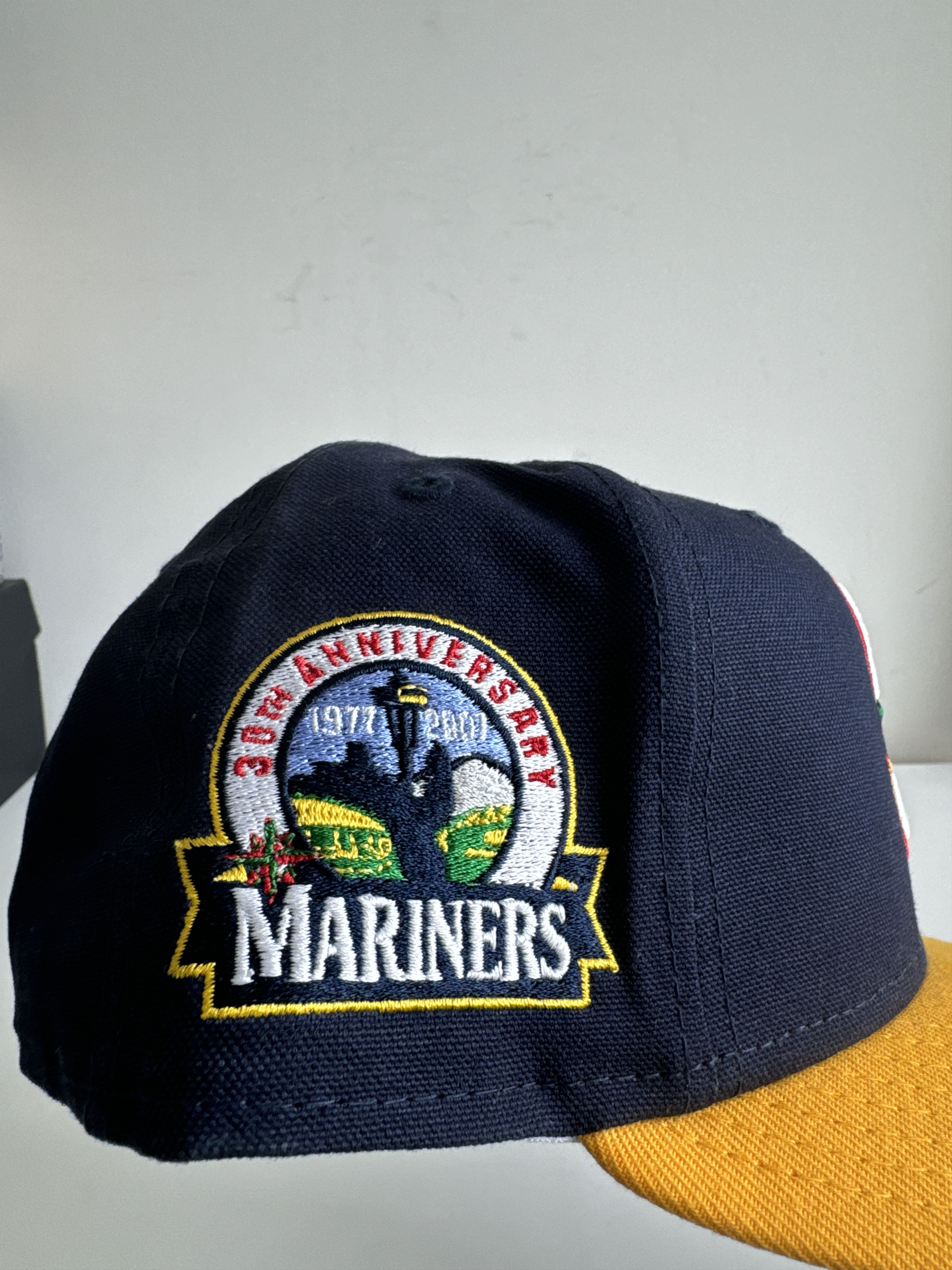 New Era Size 7 1/2 New Era Seattle Mariners Fitted Hat Size ONE SIZE - 4 Thumbnail