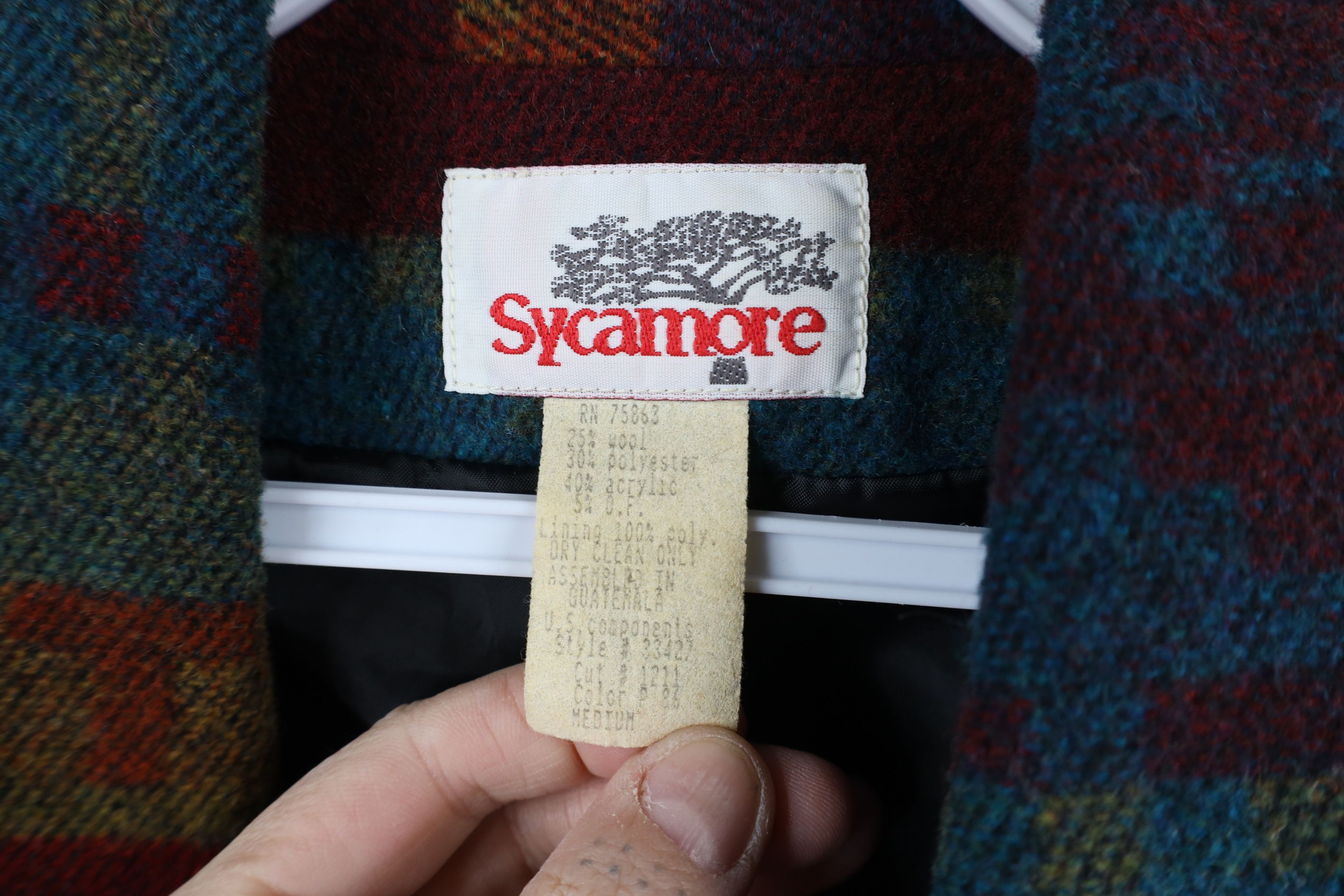 Vintage Vintage 90s Streetwear Southwestern Wool Blazer Jacket Size M / US 6-8 / IT 42-44 - 8 Thumbnail