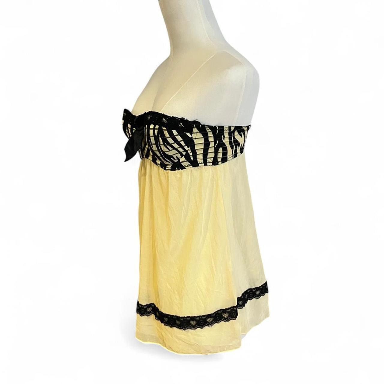 Other Vtg y2k mcbling strapless open-back babydoll lingerie top🐝 Size M / US 6-8 / IT 42-44 - 3 Thumbnail