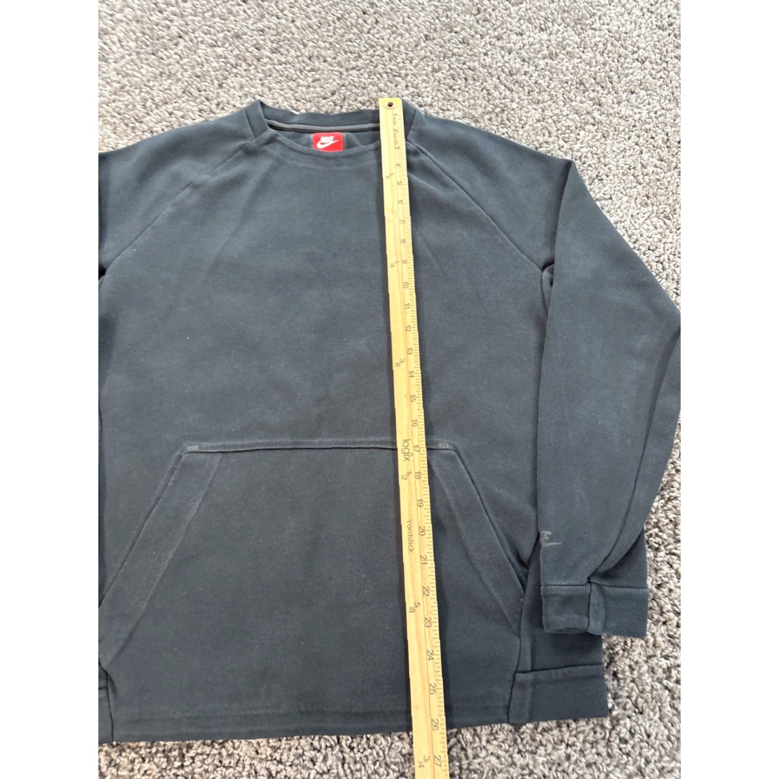 Nike Nike Sportswear Tech Fleece Crew Sweatshirt Mens M Black Performance 805140-010 Size US M / EU 48-50 / 2 - 2 Thumbnail
