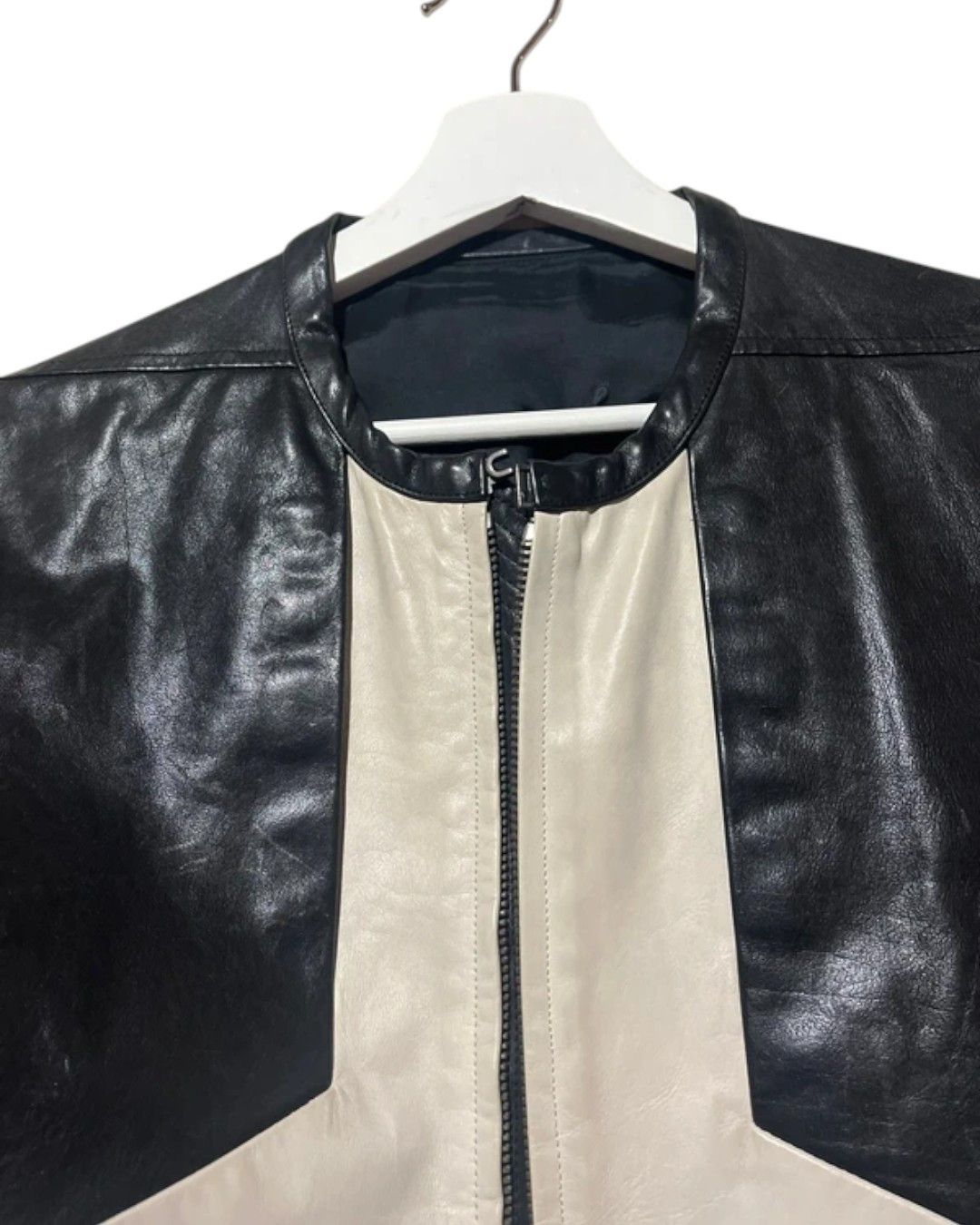 Rick Owens SS 2012 NASKA CALFSKIN LEATHER JACKET Size US S / EU 44-46 / 1 - 4 Thumbnail