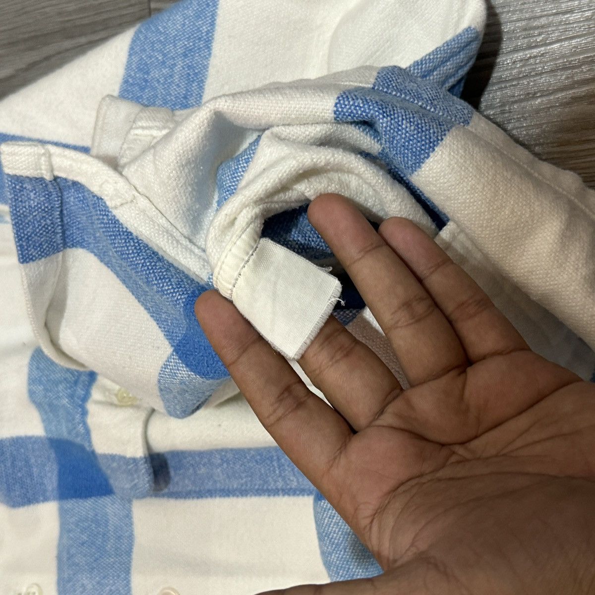 GOODENOUGH × Vintage Good Enough White Blue Flannel Shirt Size US M / EU 48-50 / 2 - 6 Thumbnail