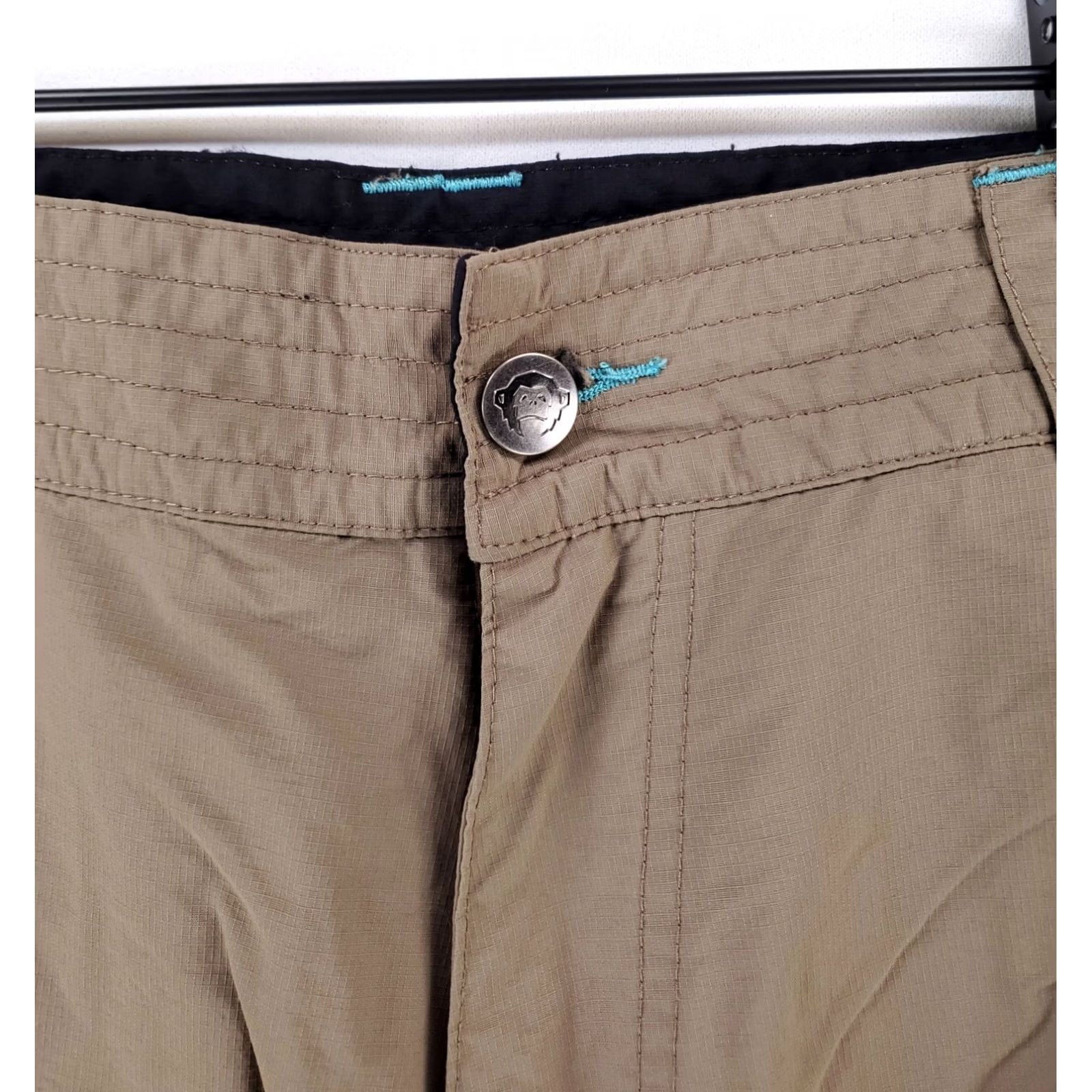 Vintage Howler Bros Hiking Shorts Brown 9.5 Inseam Mens 35 Beige 34 (35 Actual) Size US 35 - 3 Thumbnail