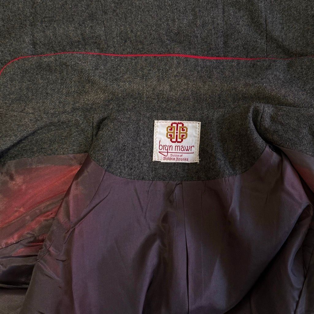 Other Vintage 70’s Gray Crested Wool Blazer Sz M Preppycore Size M / US 6-8 / IT 42-44 - 8 Thumbnail