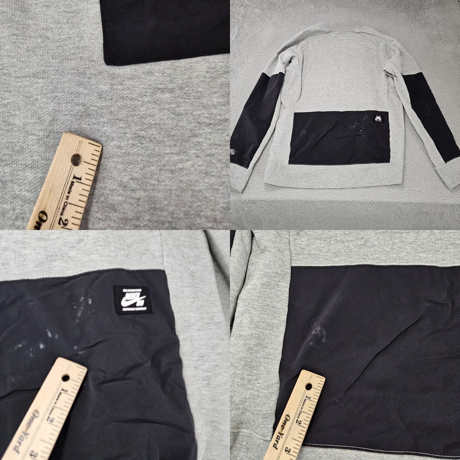 Nike Nike Skateboarding Sweater Mens Medium Gray Crewneck SB Tech Pullover Fleece Size US M / EU 48-50 / 2 - 8 Thumbnail