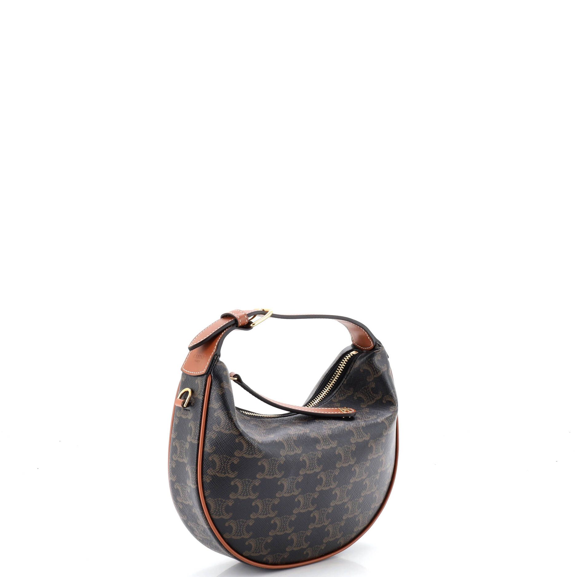 Celine Lulu bag triomphe coated canvas teen Size ONE SIZE - 1 Thumbnail