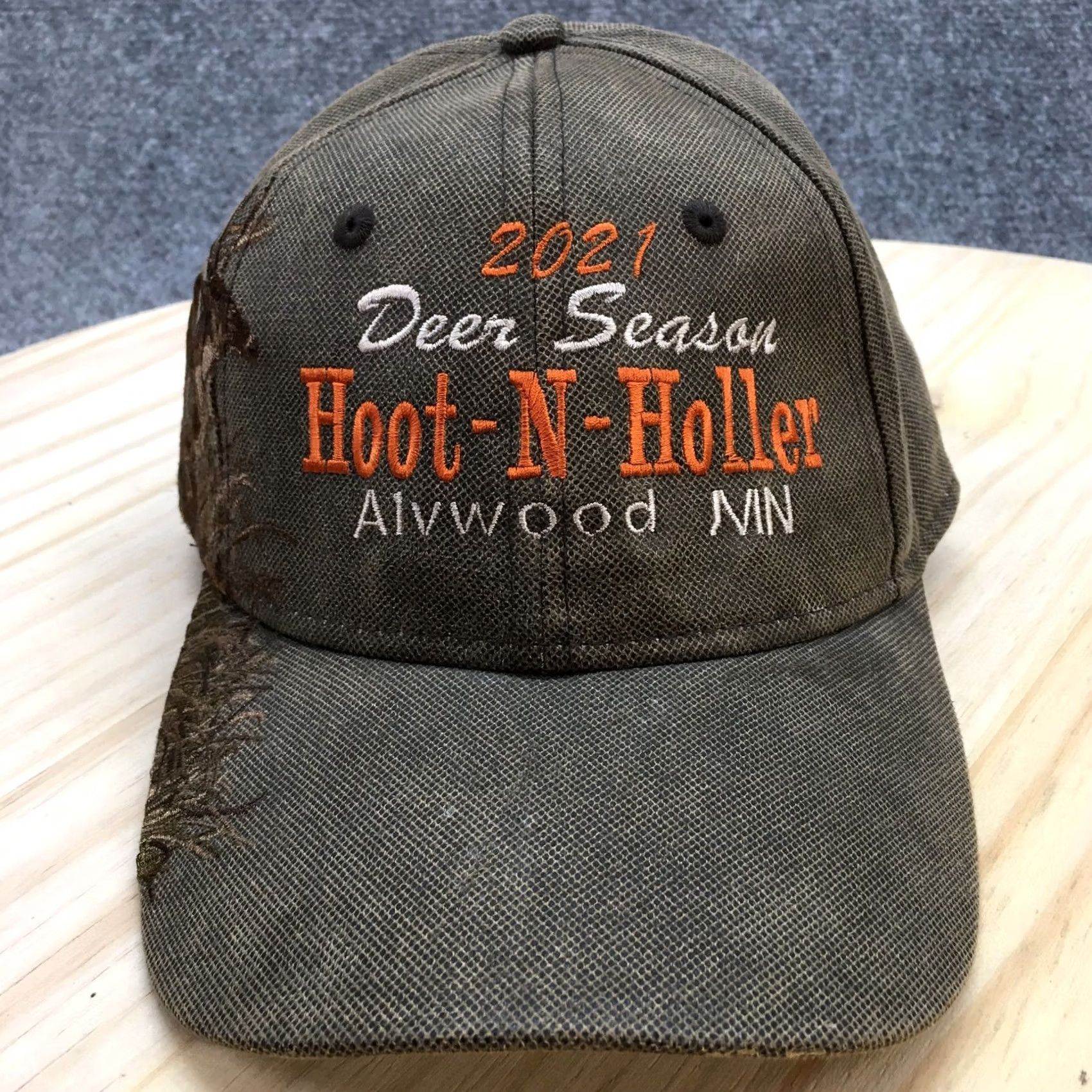 Vintage Deer Season Hot N Holler 2021 Cap Hat Mens One Size Brown Dri Duck Embroidered Size ONE SIZE - 2 Thumbnail