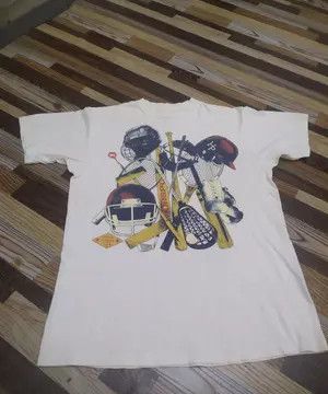Sports Specialties Vintage Hank Player USA Multi Sport Graphic T-Shirt 90s Size US L / EU 52-54 / 3 - 1 Thumbnail