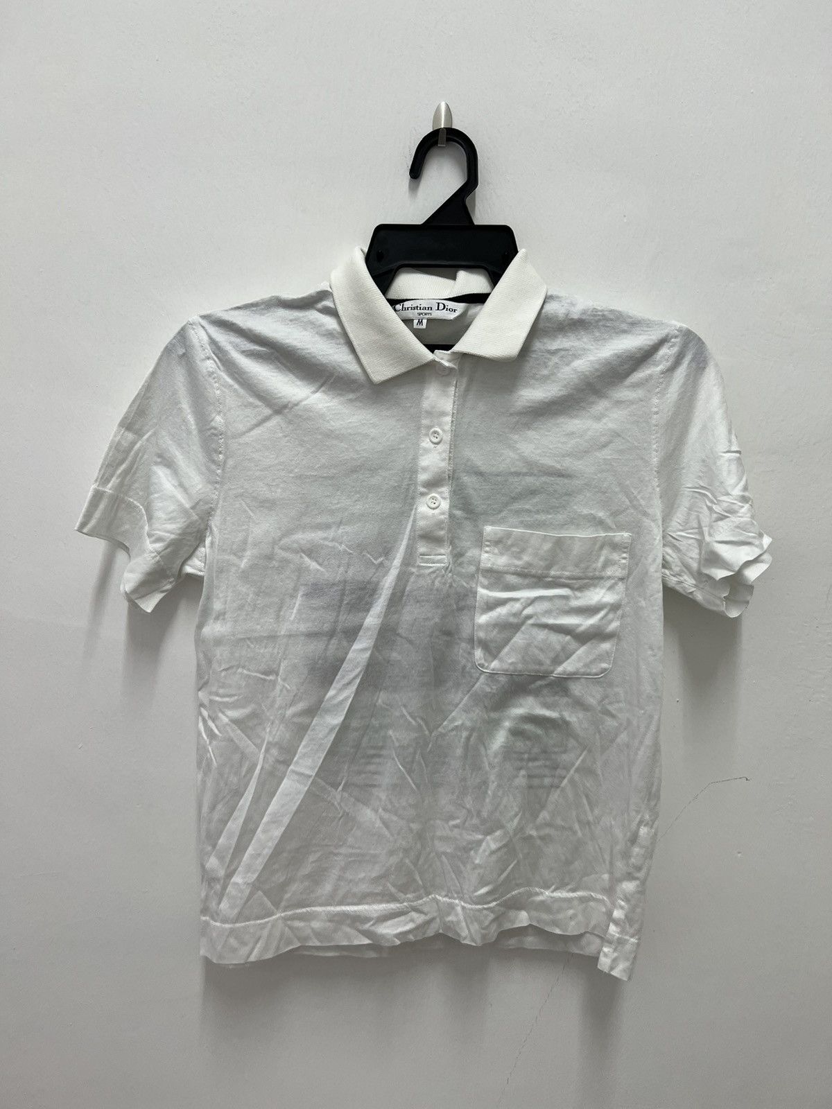 Dior Christian Dior Spell Out Polo Shirt Size US M / EU 48-50 / 2 - 2 Thumbnail