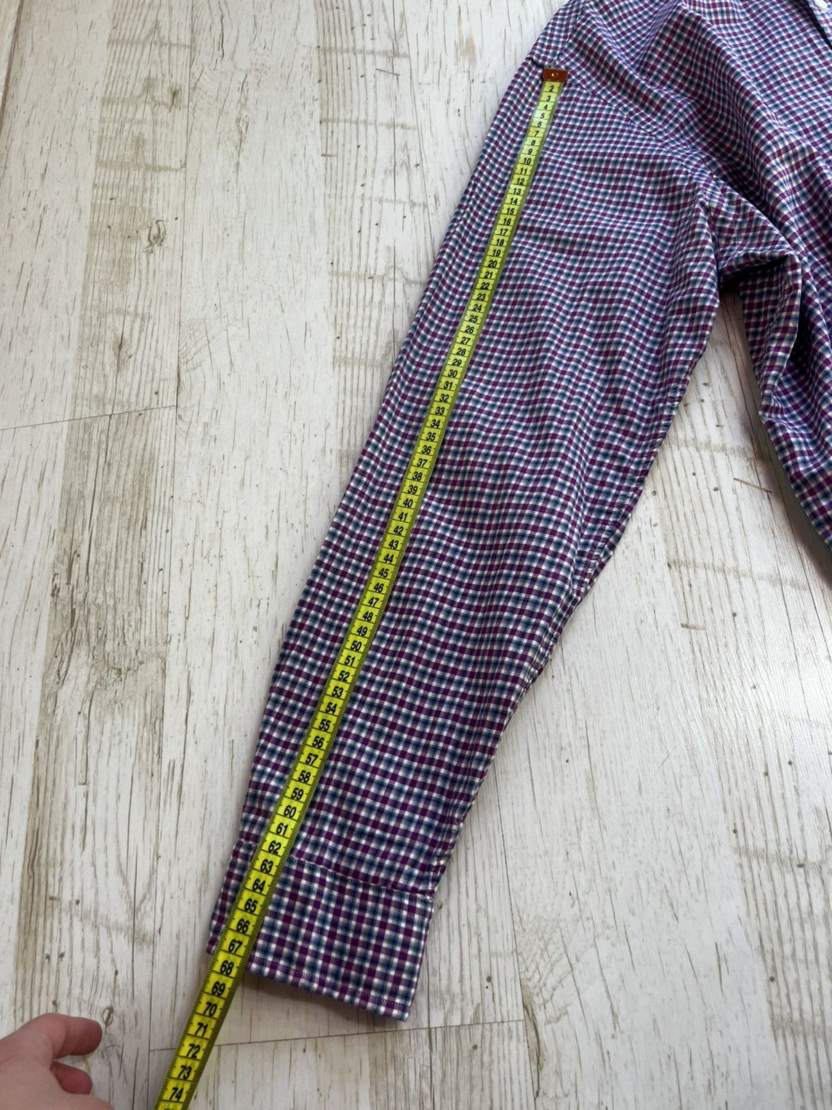 Ralph Lauren Ralph Lauren Classic Fit Plaid Shirt XL Purple Blue Green Size US XL / EU 56 / 4 - 15 Thumbnail