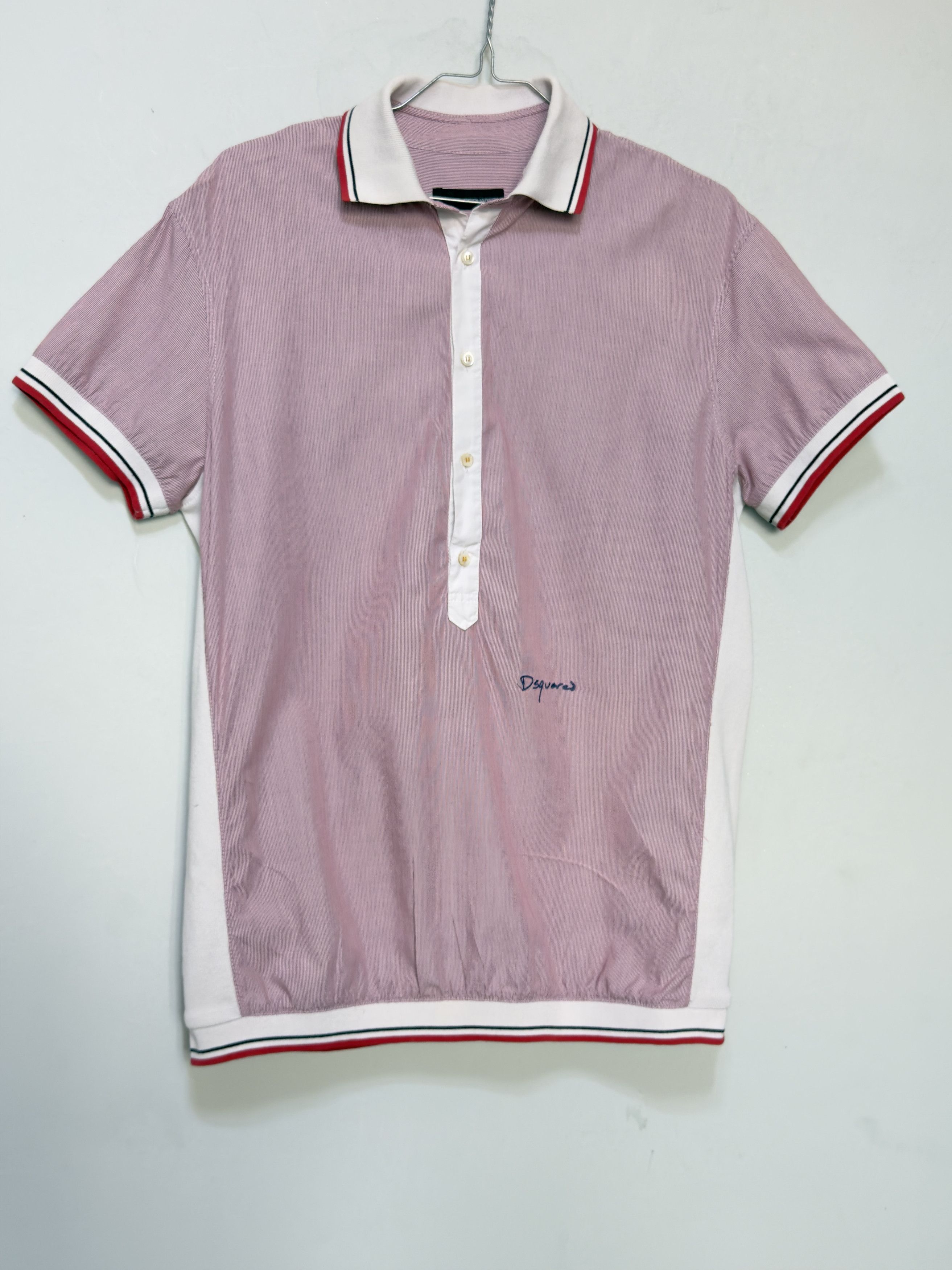 Dsquared2 🔥 Vintage dsquared 2x1 polo and shirt bomber size M Size US M / EU 48-50 / 2 - 2 Thumbnail