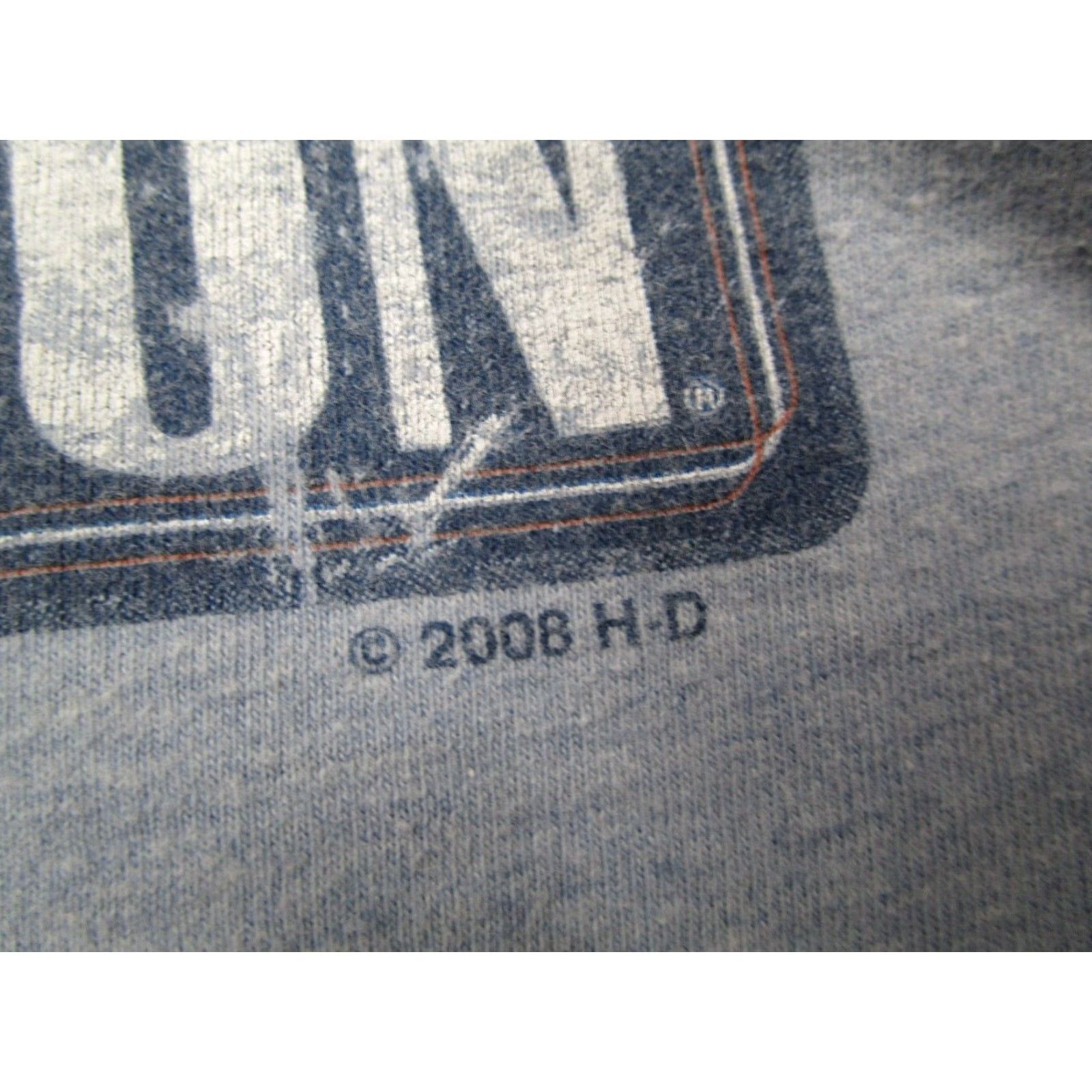 Harley Davidson Harley-Davidson Shirt Mens Large Blue RK Stratman 2008 Myrtle Beach Double Sided T-Shirt USA Motorcycle Retro Size US L / EU 52-54 / 3 - 6 Thumbnail