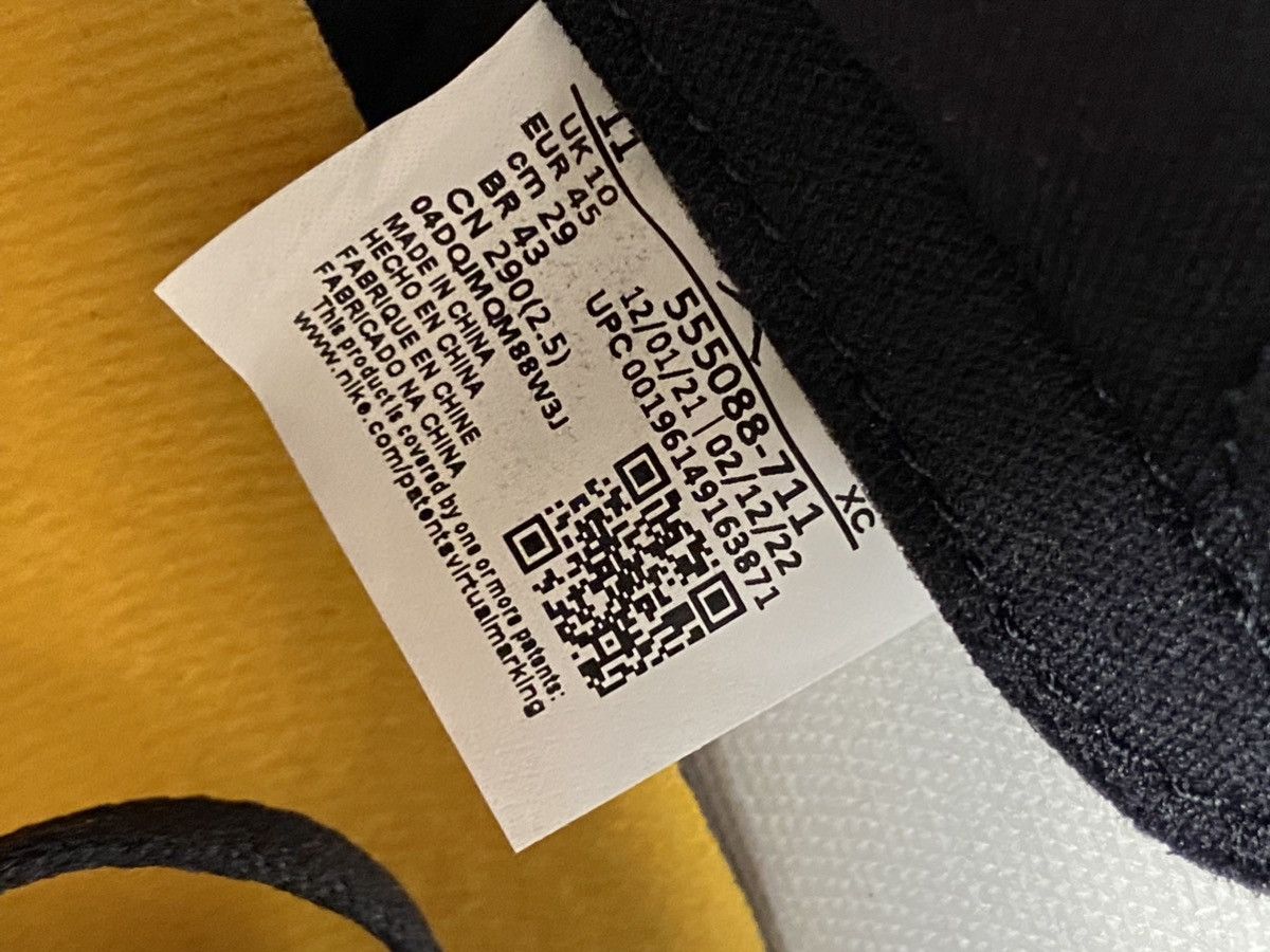 Jordan Brand New Jordan 1 Retro High "Taxi" Authentic Size 11US Size US 11 / EU 44 - 14 Thumbnail