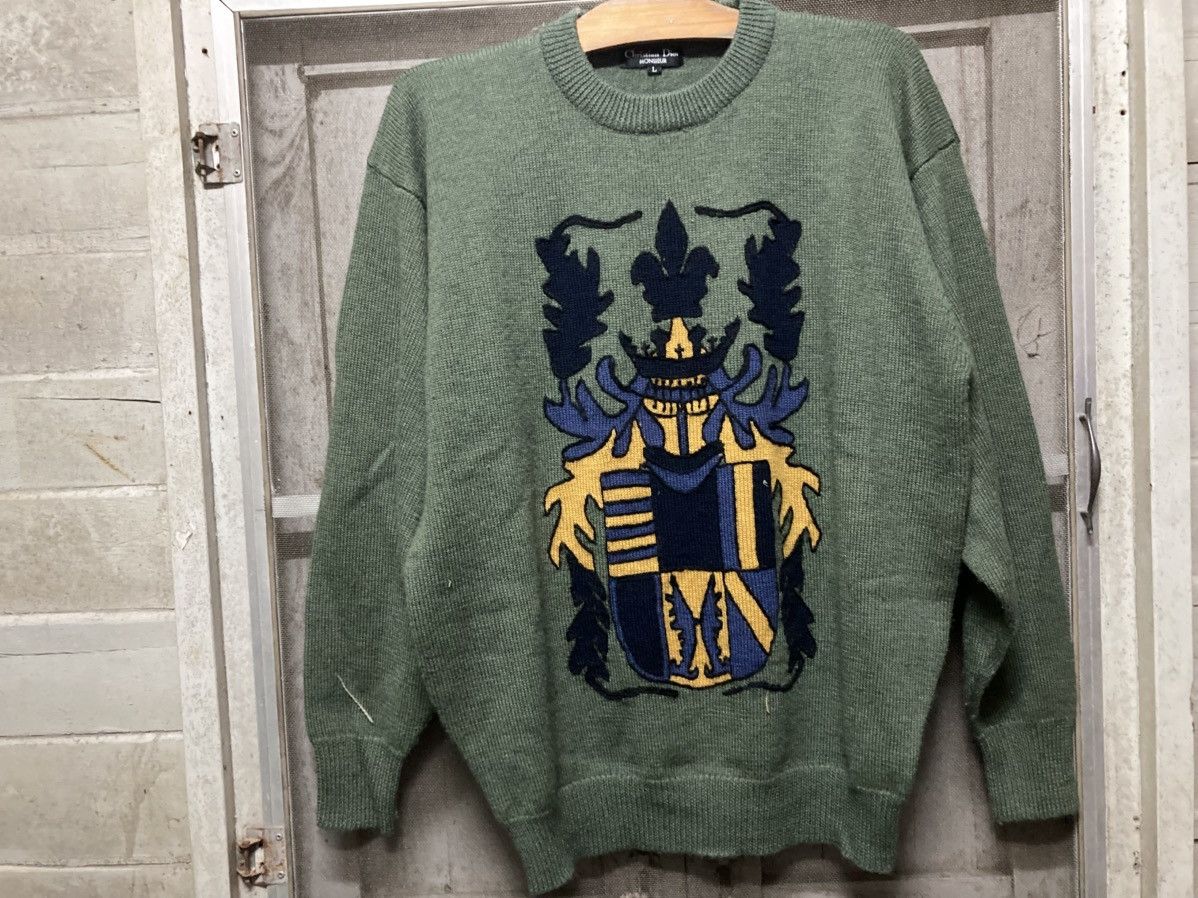 Christian Dior Monsieur Vintage Christian Dior Wool Long Sleeve Size US M / EU 48-50 / 2 - 1 Thumbnail
