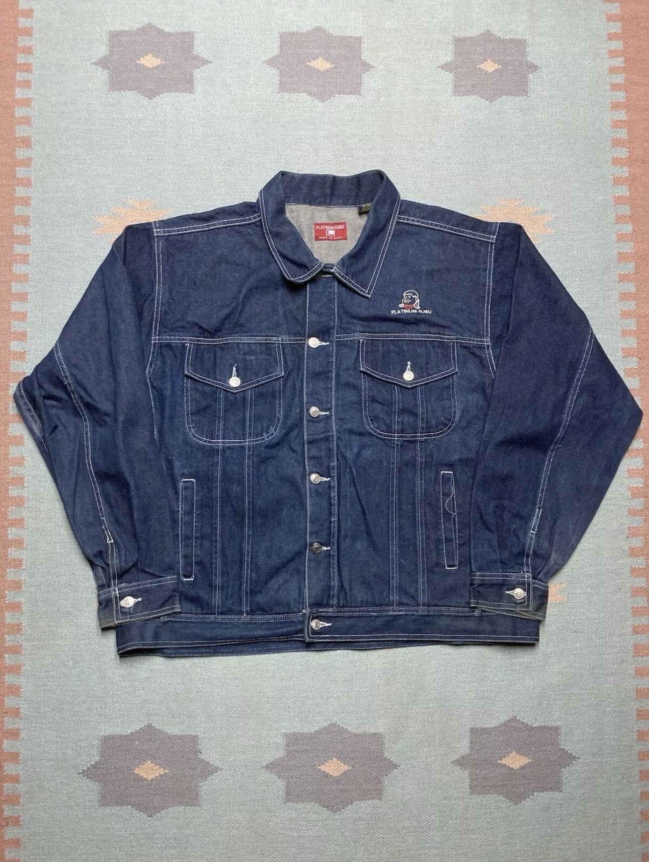 Fubu Vintage FUBU Fat Albert Denim Jacket Size US XL / EU 56 / 4 - 1 Thumbnail