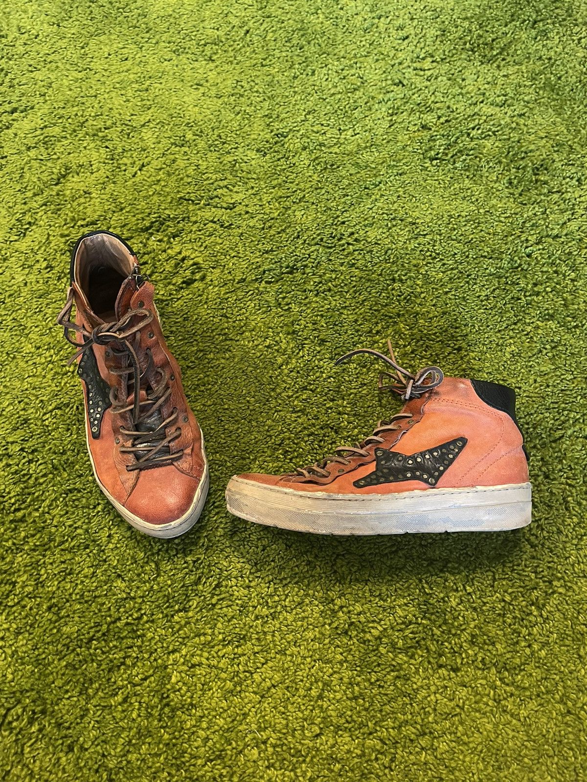 A.S.98 × Designer Airsteps A.S. 98 avant garde real leather sneakers Size US 9 / IT 39 - 1 Thumbnail