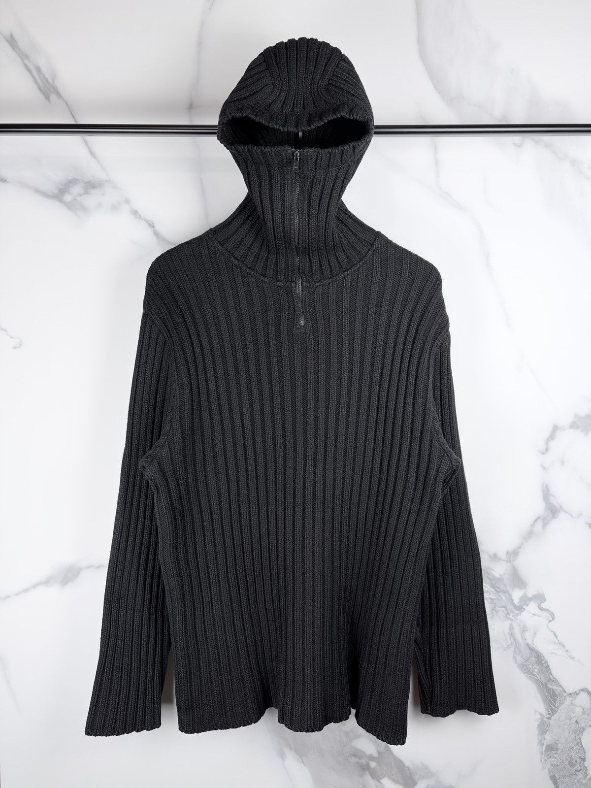 Undercover AW98 Undercover Balaclava Scuba Mask Knit Sweater Hoodie Size US L / EU 52-54 / 3 - 2 Thumbnail