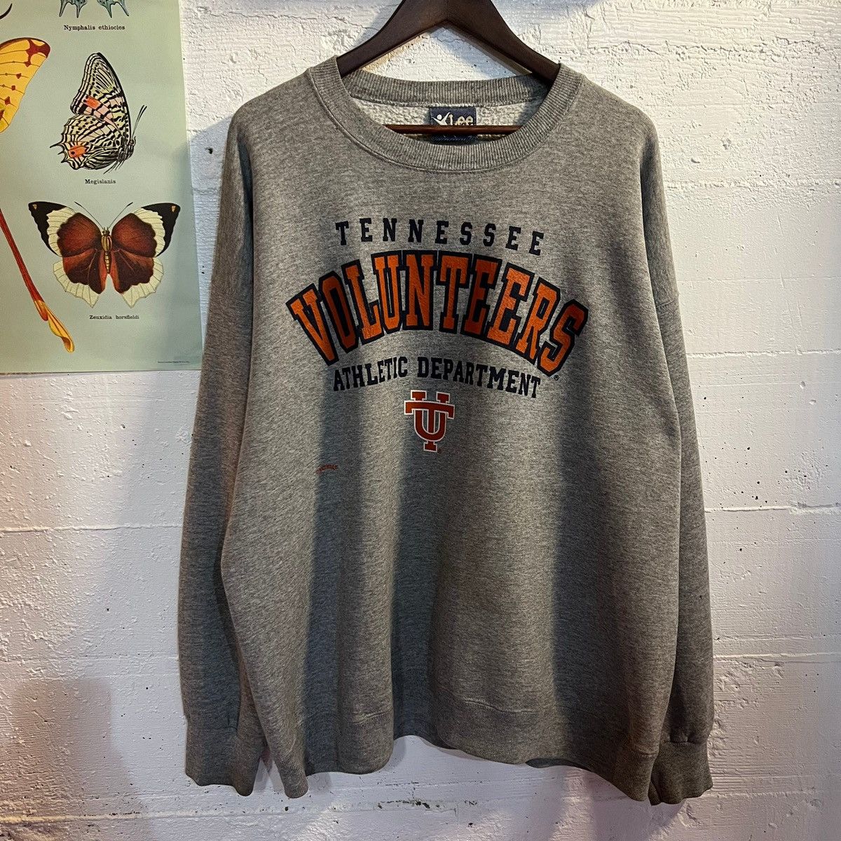 image of Lee x Made In USA Vintage Tennesse Volunteers Crewneck - Size 2Xl Made In Usa in Heaher Gray, Men's