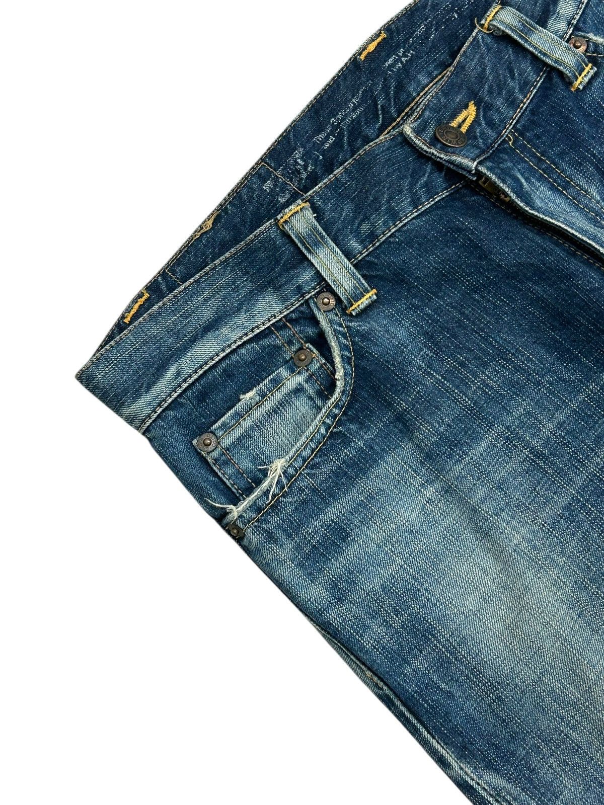 Tornado Mart 90s Flared Edwin 503 Japan Blue Way Unisex Size US 33 - 6 Thumbnail