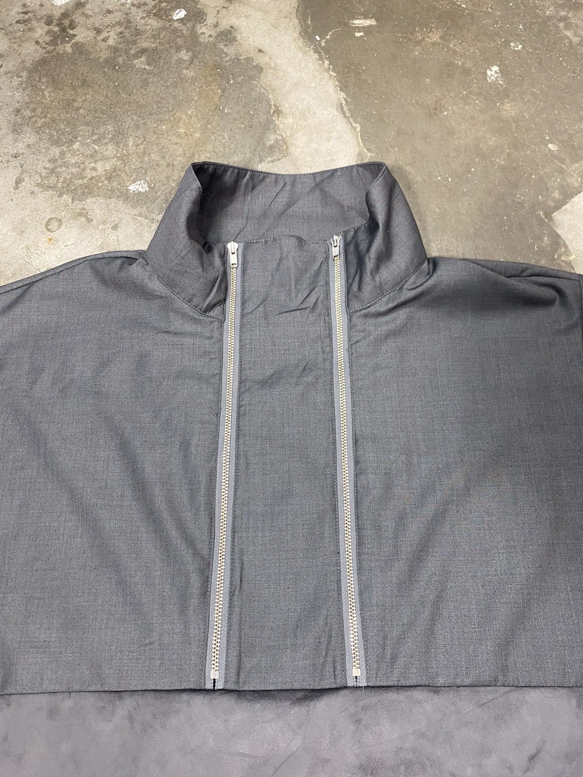 HARE × Japanese Brand A13 Hare Double Half Zipper Light Jacket Size US XL / EU 56 / 4 - 11 Thumbnail