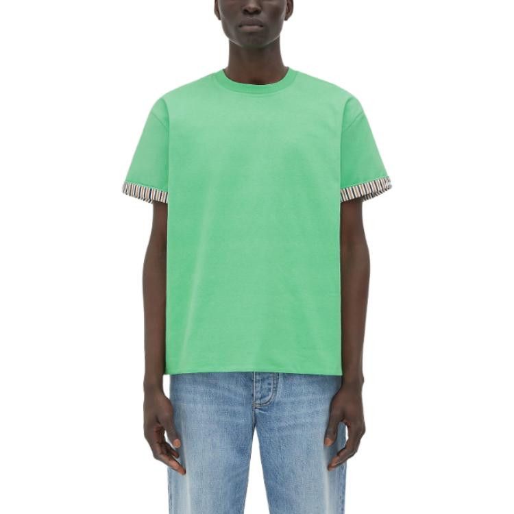 Bottega Veneta o1loc1c0125 754683 Double Layer Striped Cotton T-Shirt Size US S / EU 44-46 / 1 - 2 Thumbnail