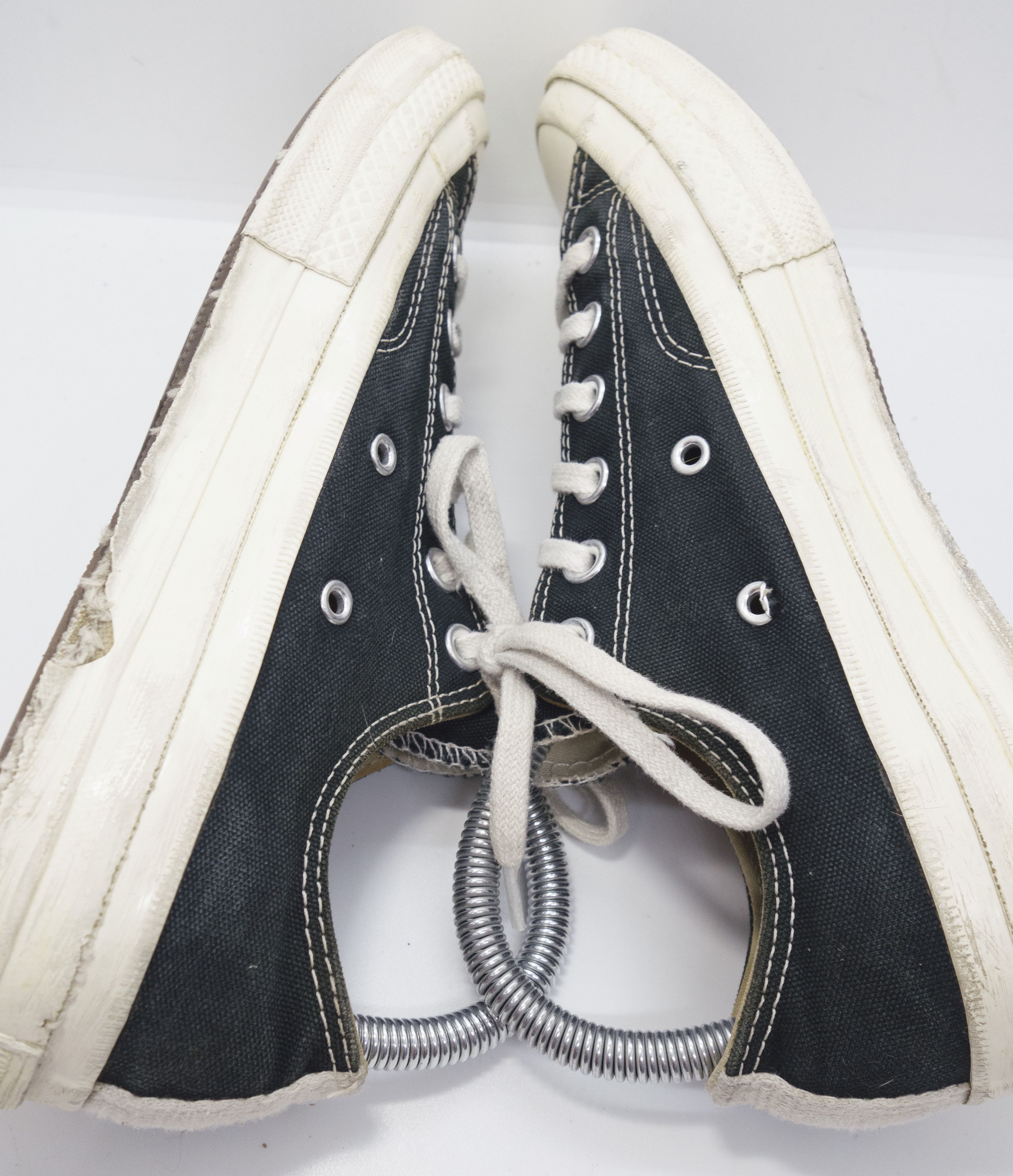 Comme des Garcons PLAY × Converse Logo Thrashed Low Sneakers Size US 7 / EU 40 - 5 Thumbnail