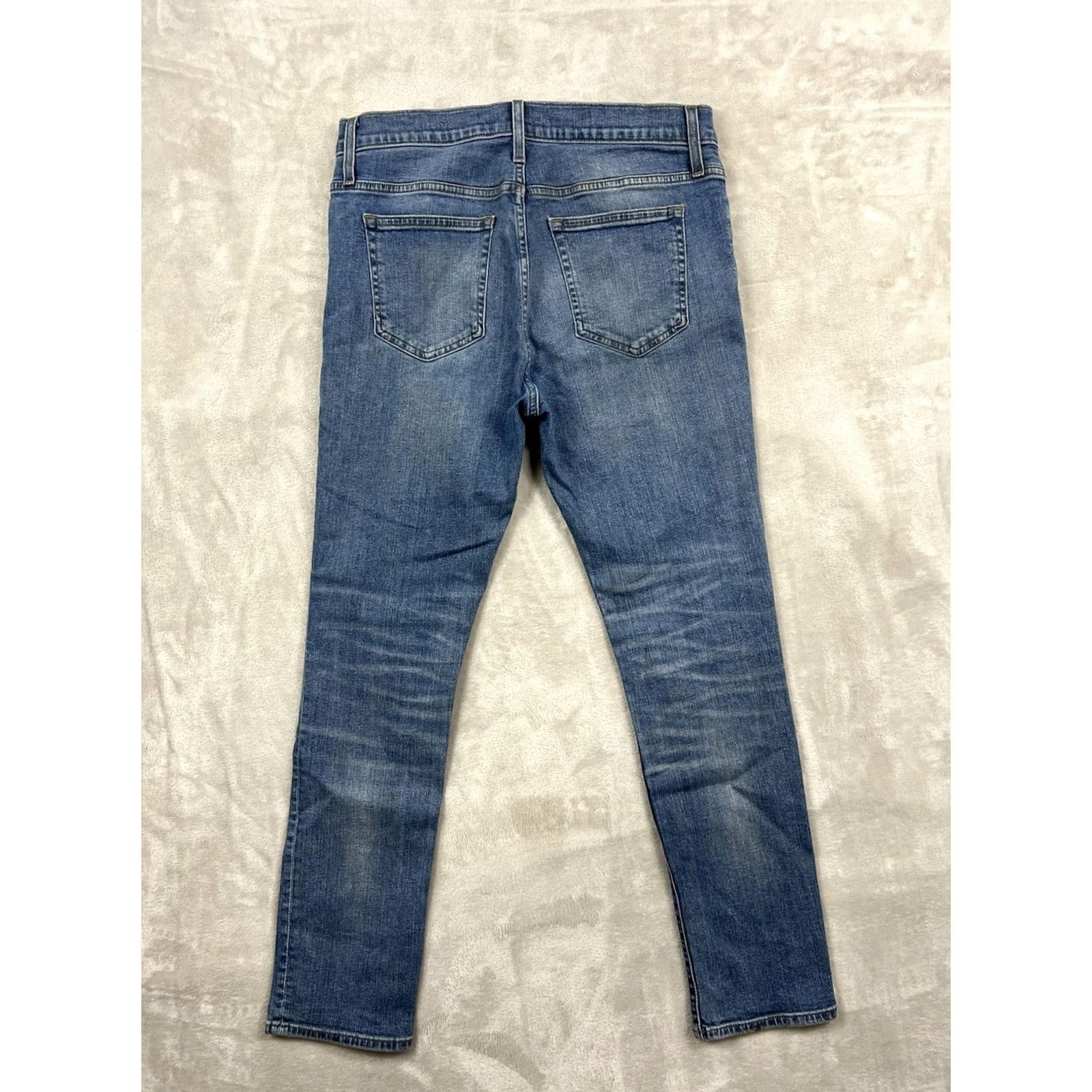 J.Crew J.CREW Jeans Slim Fit Medium Wash Men 33x30 5-Pocket Denim Casual Stretch Jeans Size US 33 - 2 Thumbnail