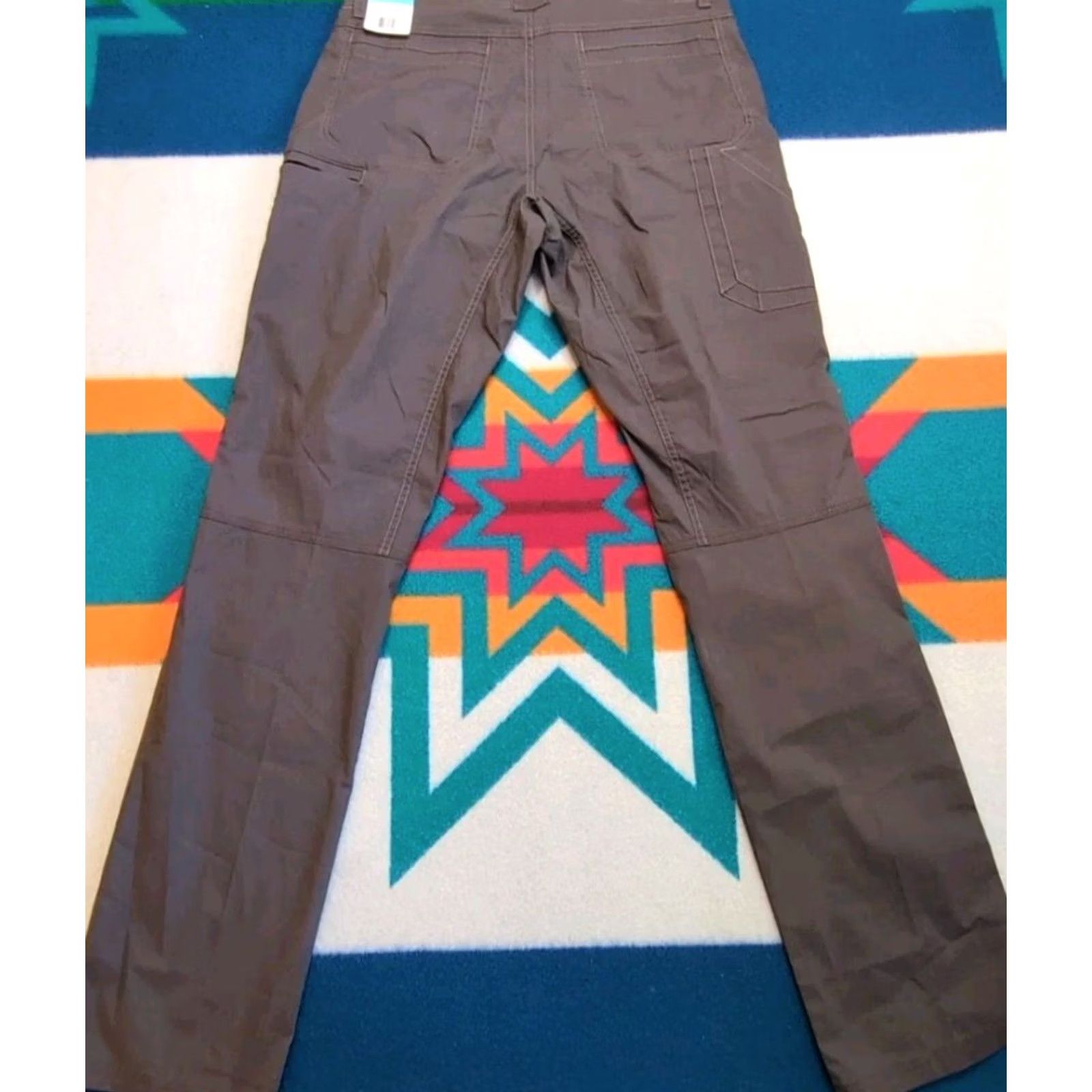 Vintage TK Flex Rise Pants 34x36 Utility Workwear Dark Brown Outdoor Pants Mens Size US 34 / EU 50 - 4 Thumbnail