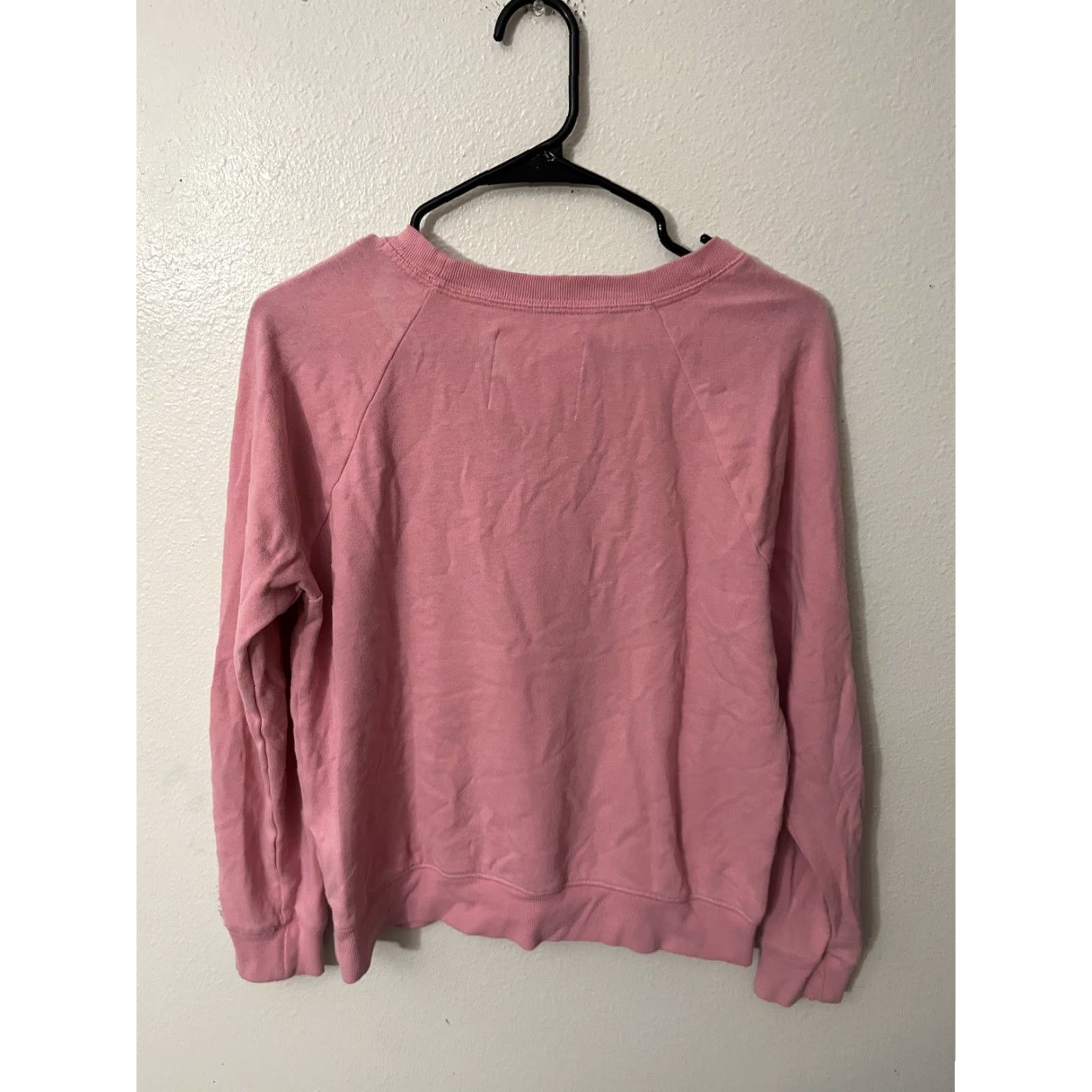 Victoria's Secret VINTAGE Victoria's Secret PINK Heart Sweatshirt Women Medium Athletic Activewear Long Sleeve Pink Size M / US 6-8 / IT 42-44 - 2 Thumbnail