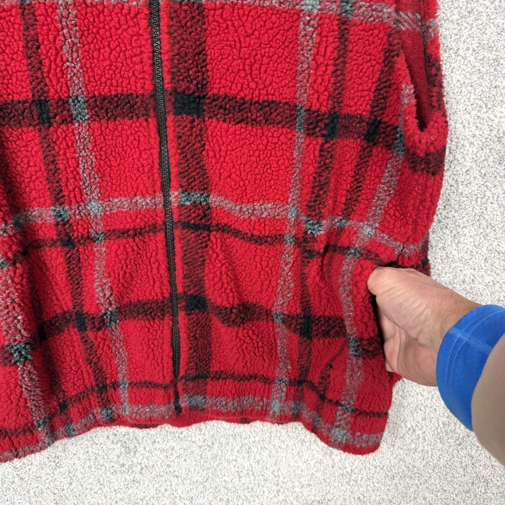 Vintage Casual Bay Vest M Plaid Sherpa Fleece Outdoor Cozy Cabincore Layering Hipster Size US M / EU 48-50 / 2 - 5 Thumbnail