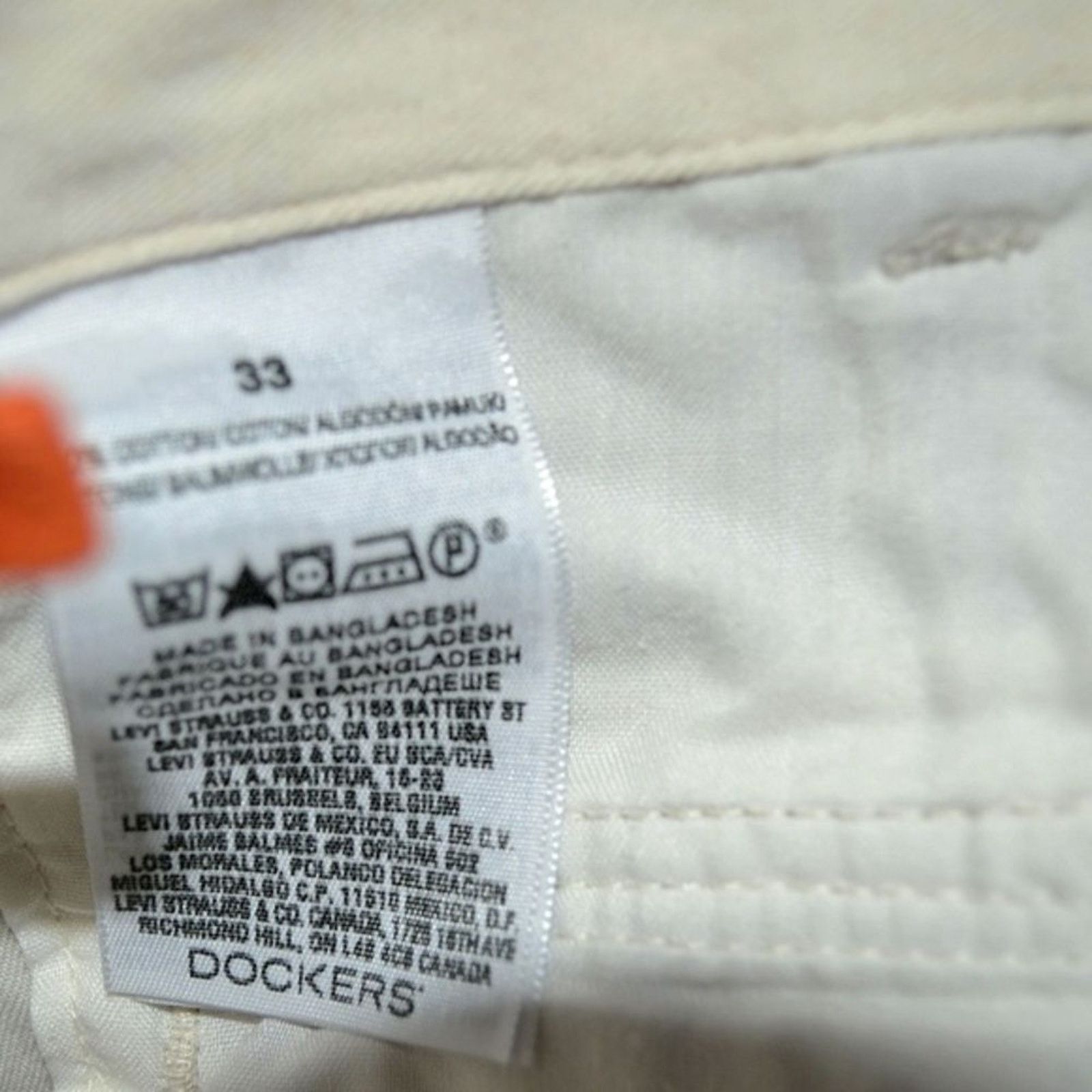 Dockers Docker’s Men’s Shorts Light Tan | Sz 33 Size US 33 - 4 Thumbnail