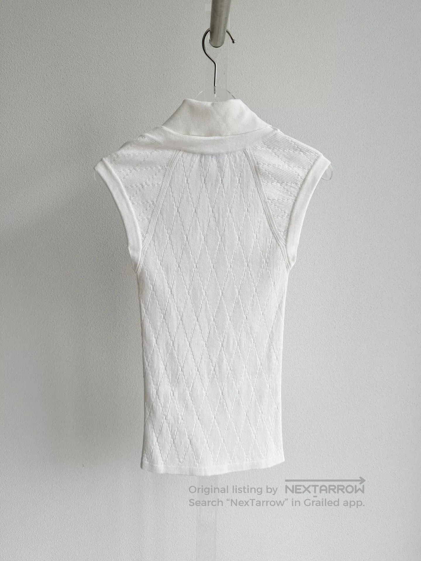 Chanel Chanel 15S Sleeveless Knit Top. Size XS / US 0-2 / IT 36-38 - 3 Thumbnail