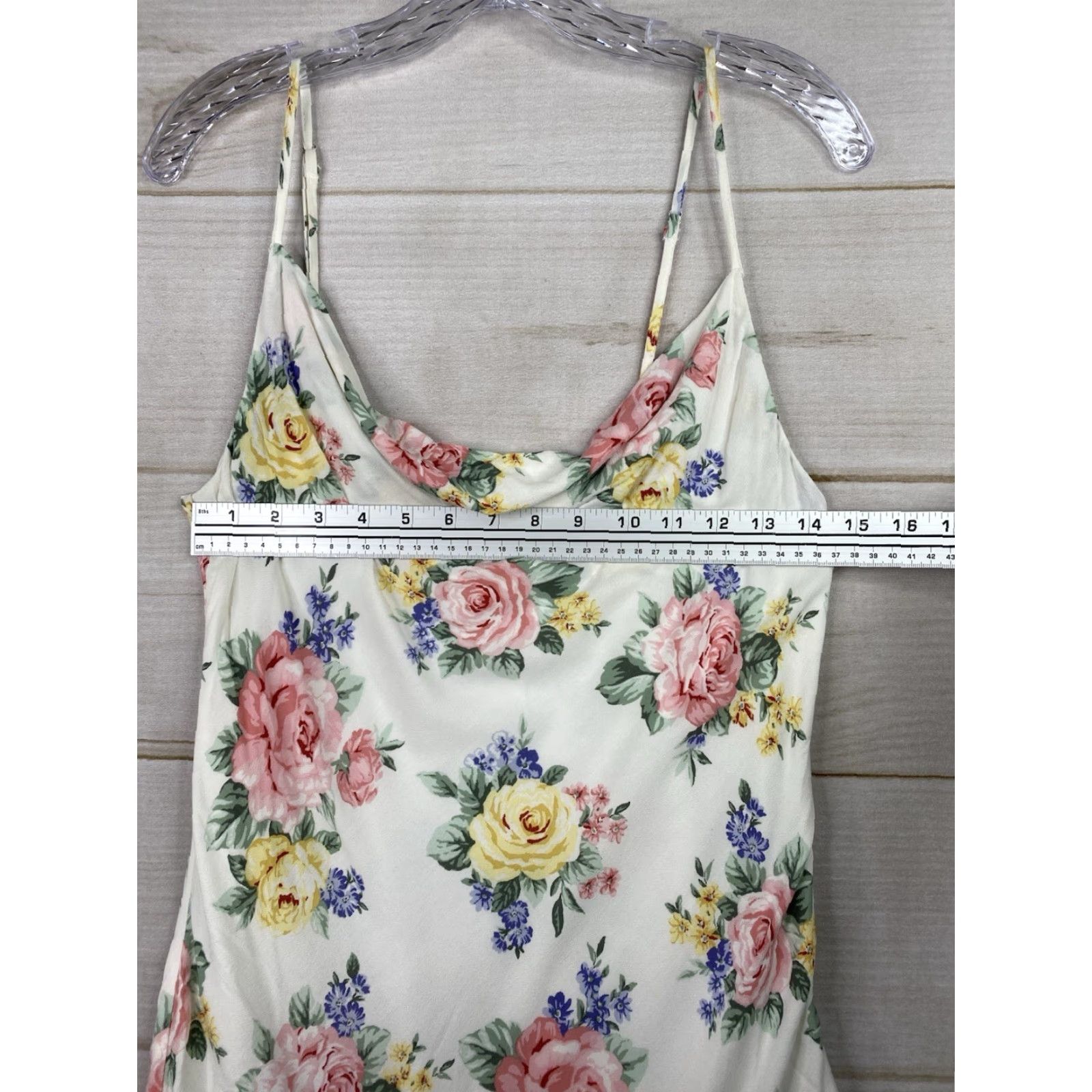 Forever 21 FOREVER 21 Dress M White Mini Floral Boho Sleeveless NWT Strappy Lined Sneak Peek: 90s Style Size M / US 6-8 / IT 42-44 - 6 Thumbnail