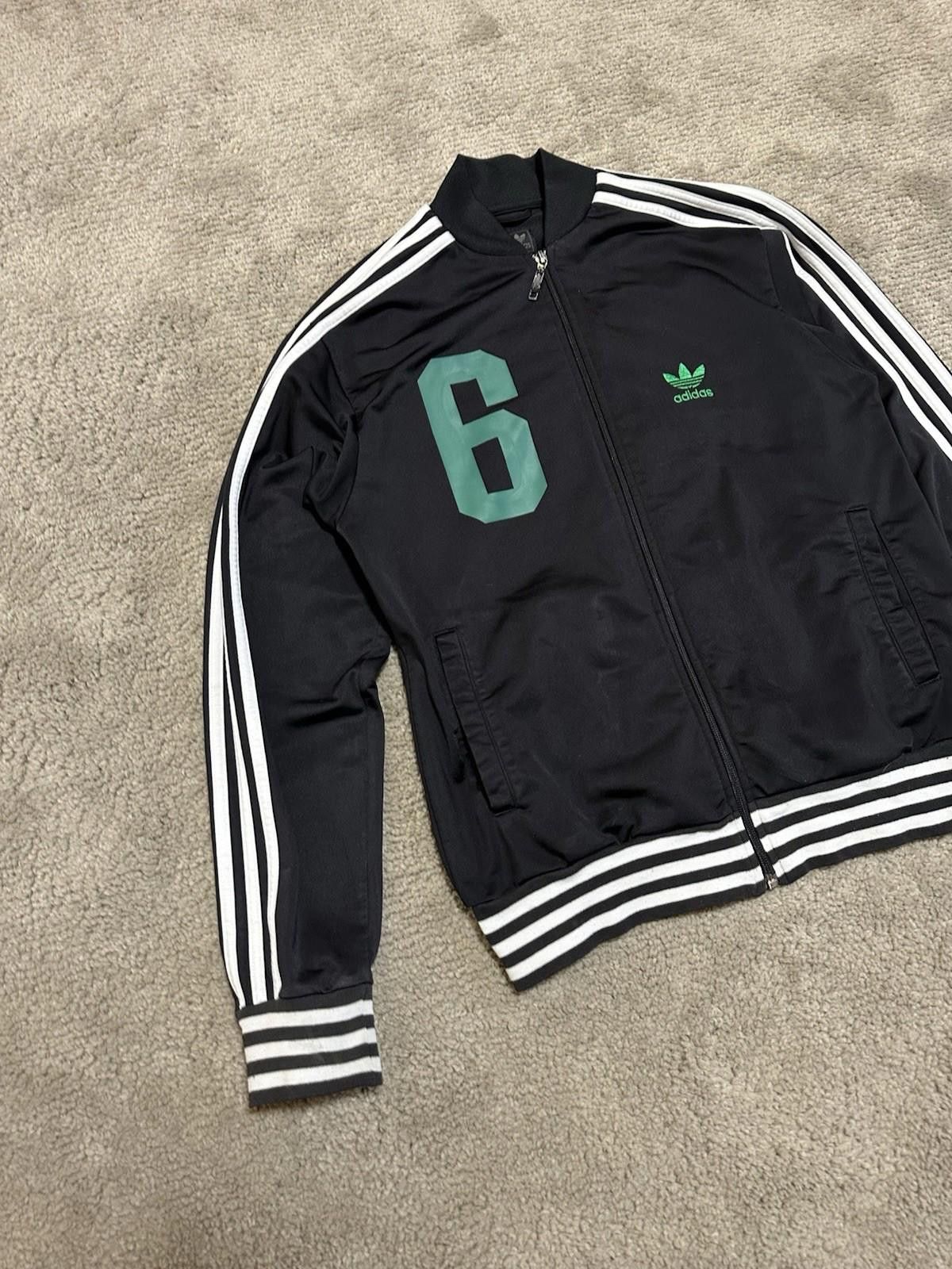 Adidas Vintage Adidas Beckenbauer #6 Black Track Jacket Mens M Size US M / EU 48-50 / 2 - 2 Thumbnail