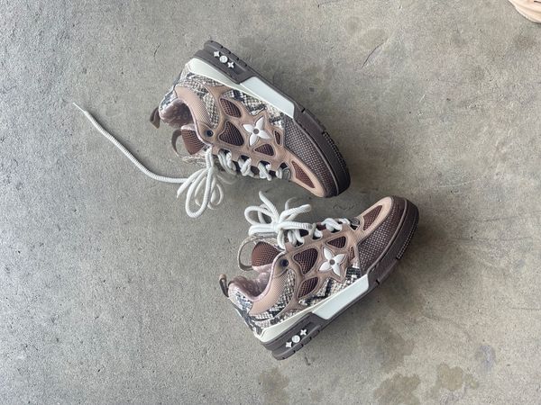 Louis Vuitton Python Skin Sneakers