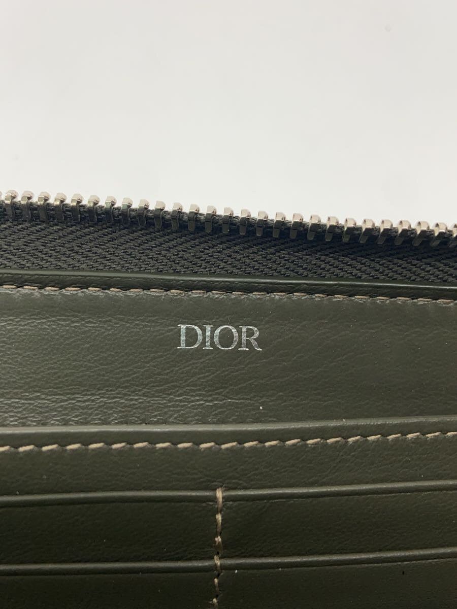Dior Dior Leather Long Wallet Khaki Size ONE SIZE - 3 Thumbnail
