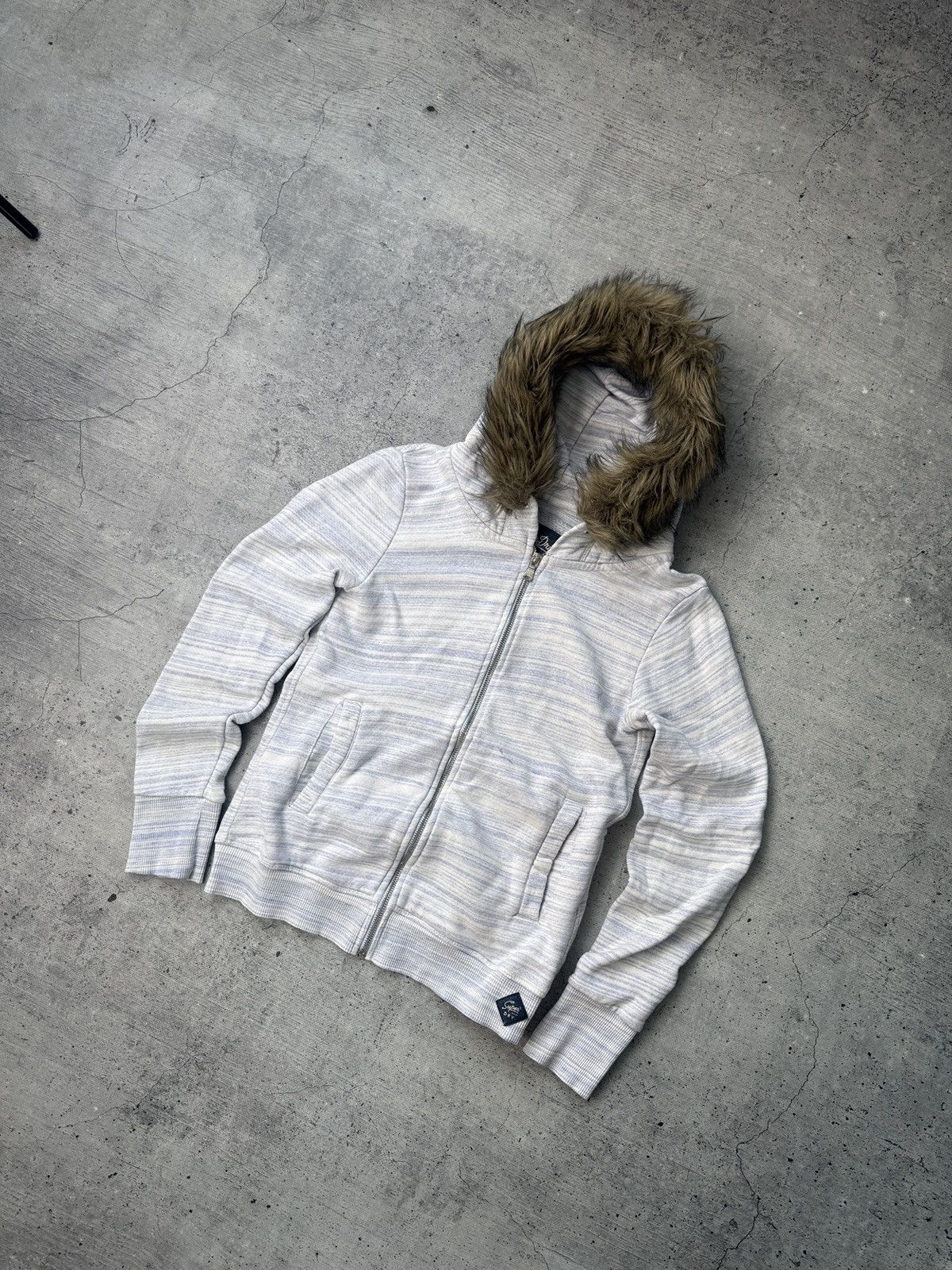 If Six Was Nine Abercrombie and Fitch style Fur jacket lgb ifsixwasnine Size XS / US 0-2 / IT 36-38 - 1 Thumbnail