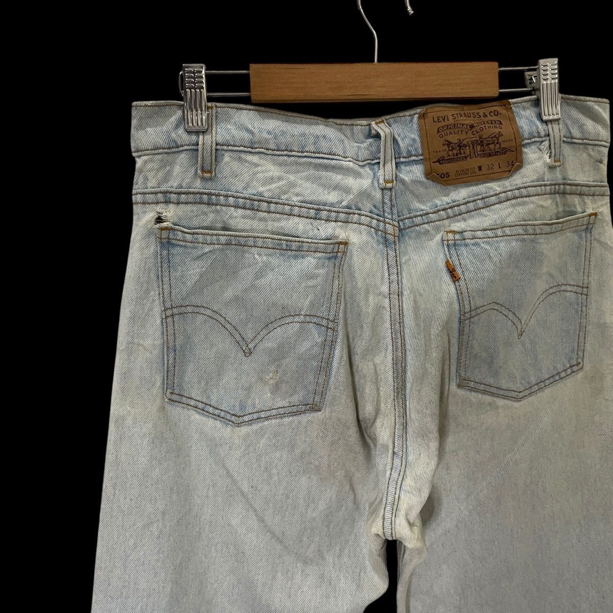 Levi's Vintage Levis 505 Distressed Denim Jeans Size US 32 / EU 48 - 11 Thumbnail