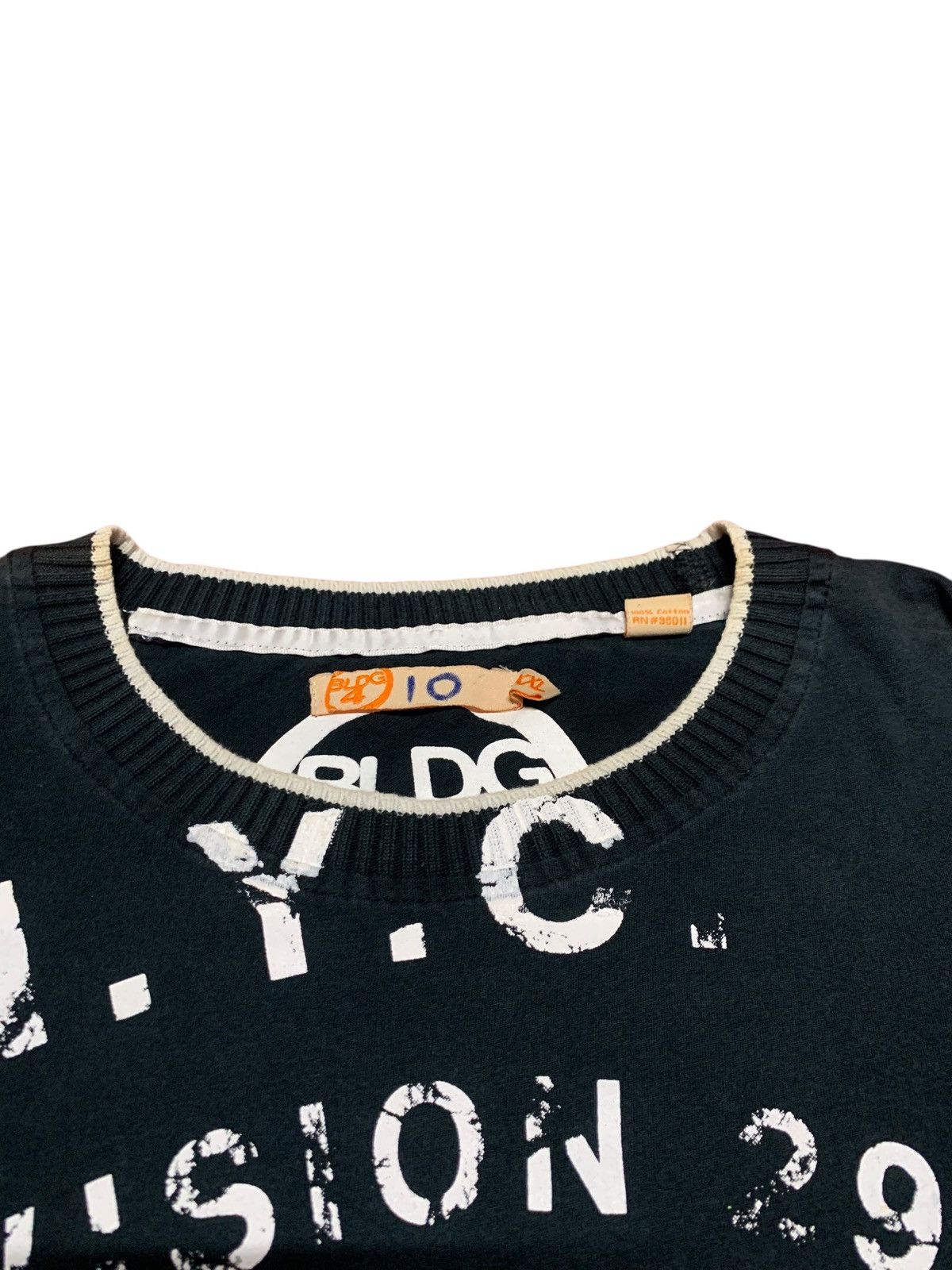 Japanese Brand Black Spade Tshirt NYC Division 29 Vintage 1972 Size US XXL / EU 58 / 5 - 6 Thumbnail