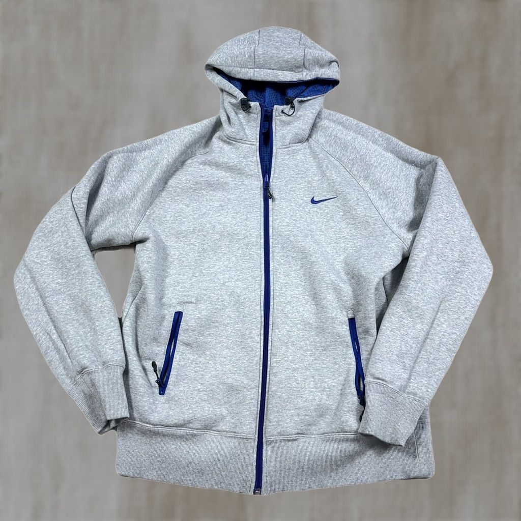 Nike Nike Jacket Geometric Reversible Full Zip Men XL Blue Gray windbreaker Size US XL / EU 56 / 4 - 1 Thumbnail