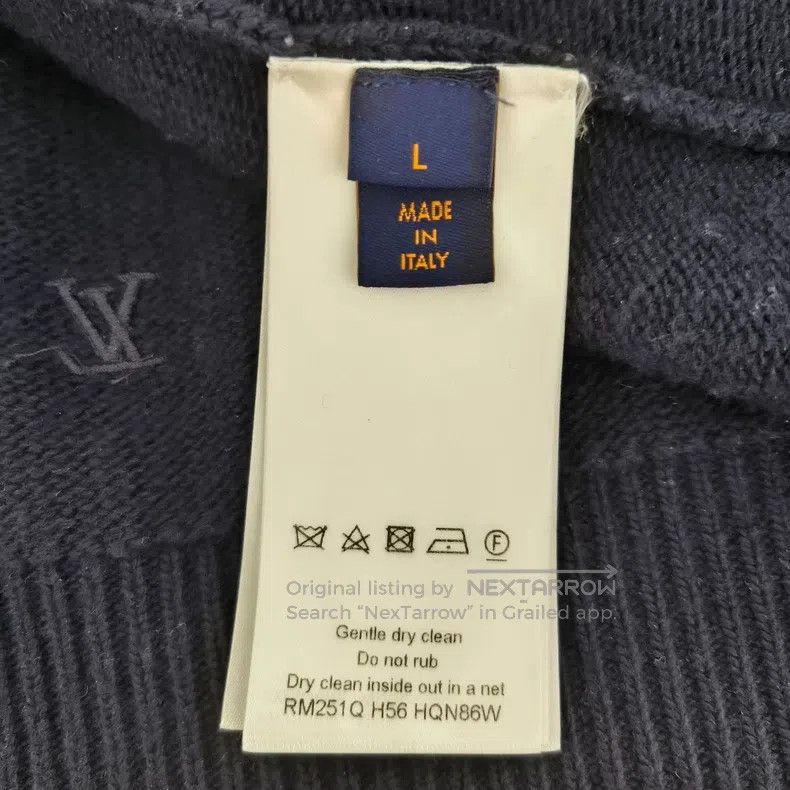 Louis Vuitton Louis Vuitton 25 new full-print embroidered logo sweater Size US L / EU 52-54 / 3 - 3 Thumbnail