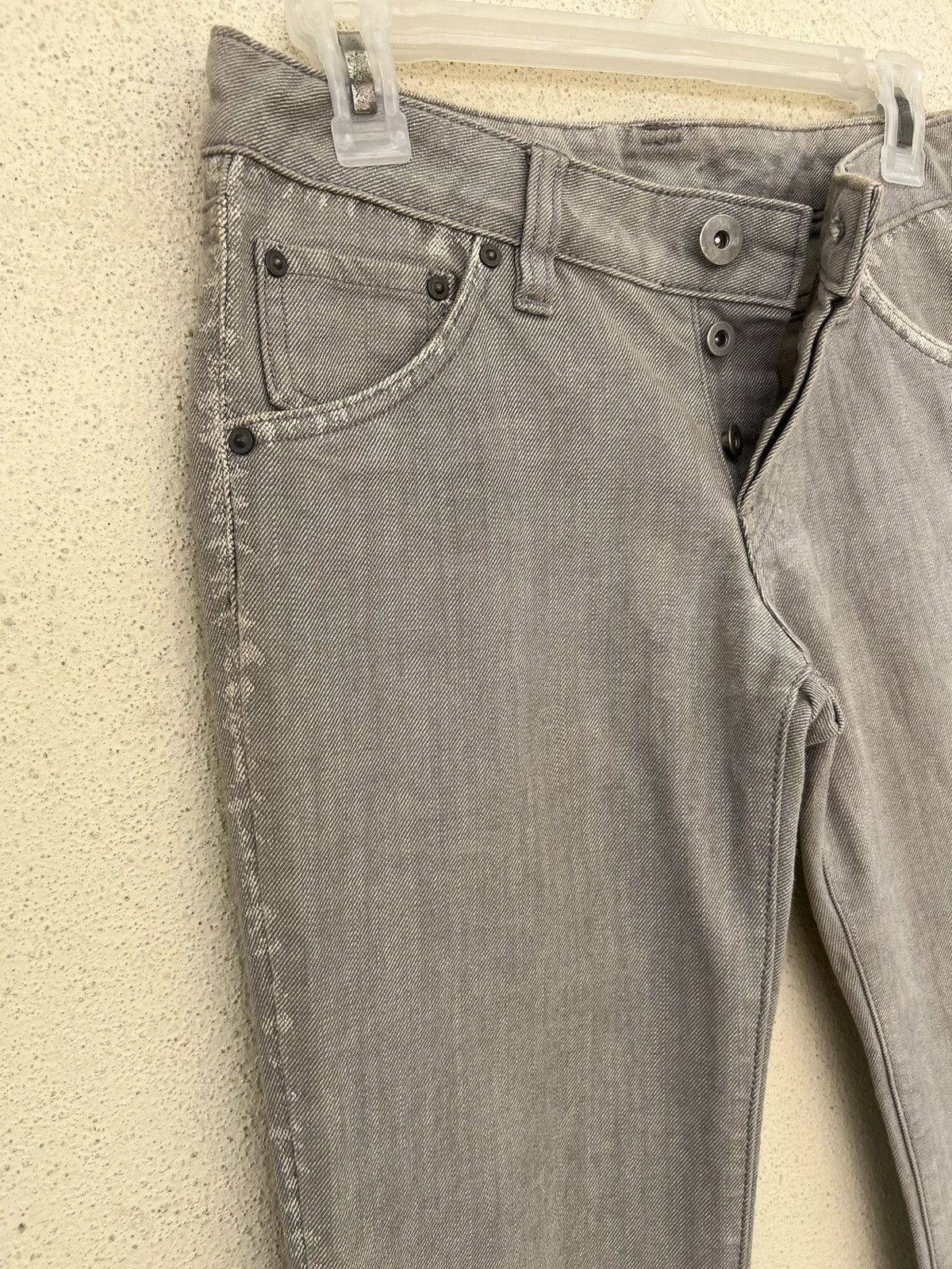 Issey Miyake Vintage Issey Miyake A-Poc Galaxy Grey Denim Flare Jeans Size US 28 / EU 44 - 8 Thumbnail