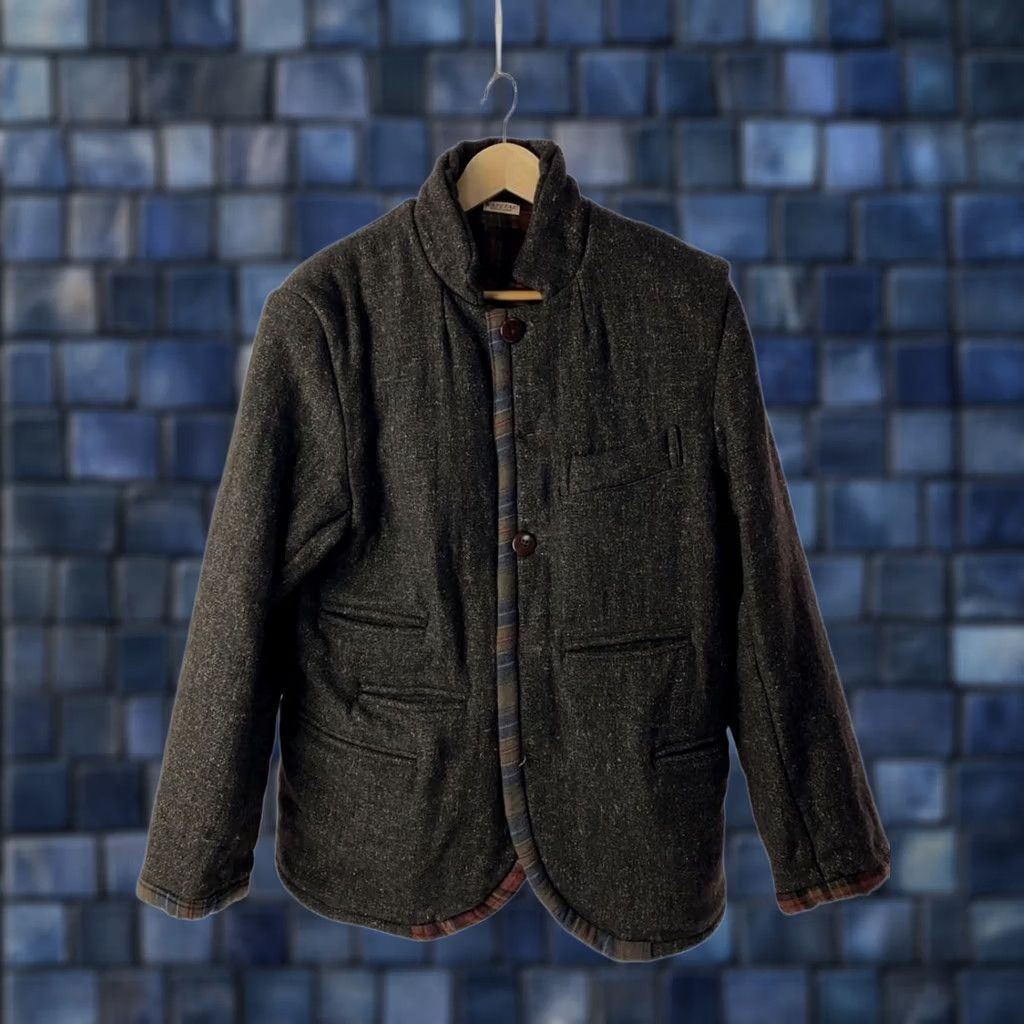 Kapital KAPITAL Jacket Men's Brown Size 2 Casual Outer Multi Pocket Stylish Solid Wool Button Mens Size US M / EU 48-50 / 2 - 1 Thumbnail