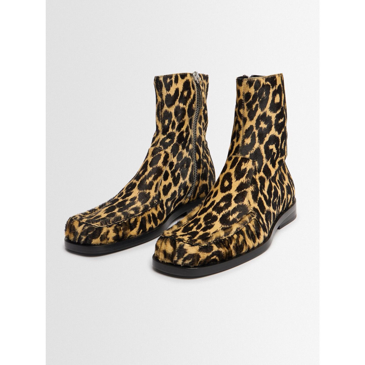 Jil Sander JIL SANDER Black/Yellow Leather Boots New & Authentic (Men's Size US 7 / EU 40 - 2 Thumbnail