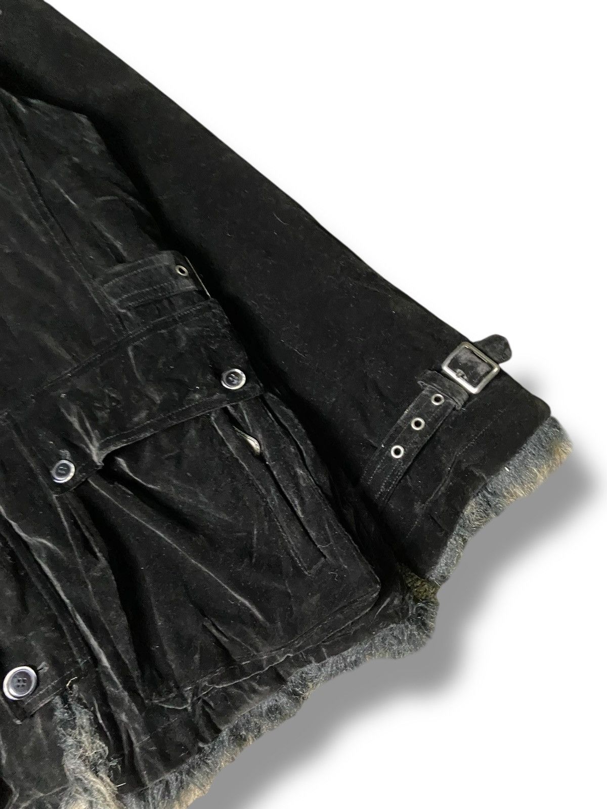 BERNINGS SHO Vintage Bernings Sho Velvet Jacket with Fur Trim (170) Size US XS / EU 42 / 0 - 7 Thumbnail