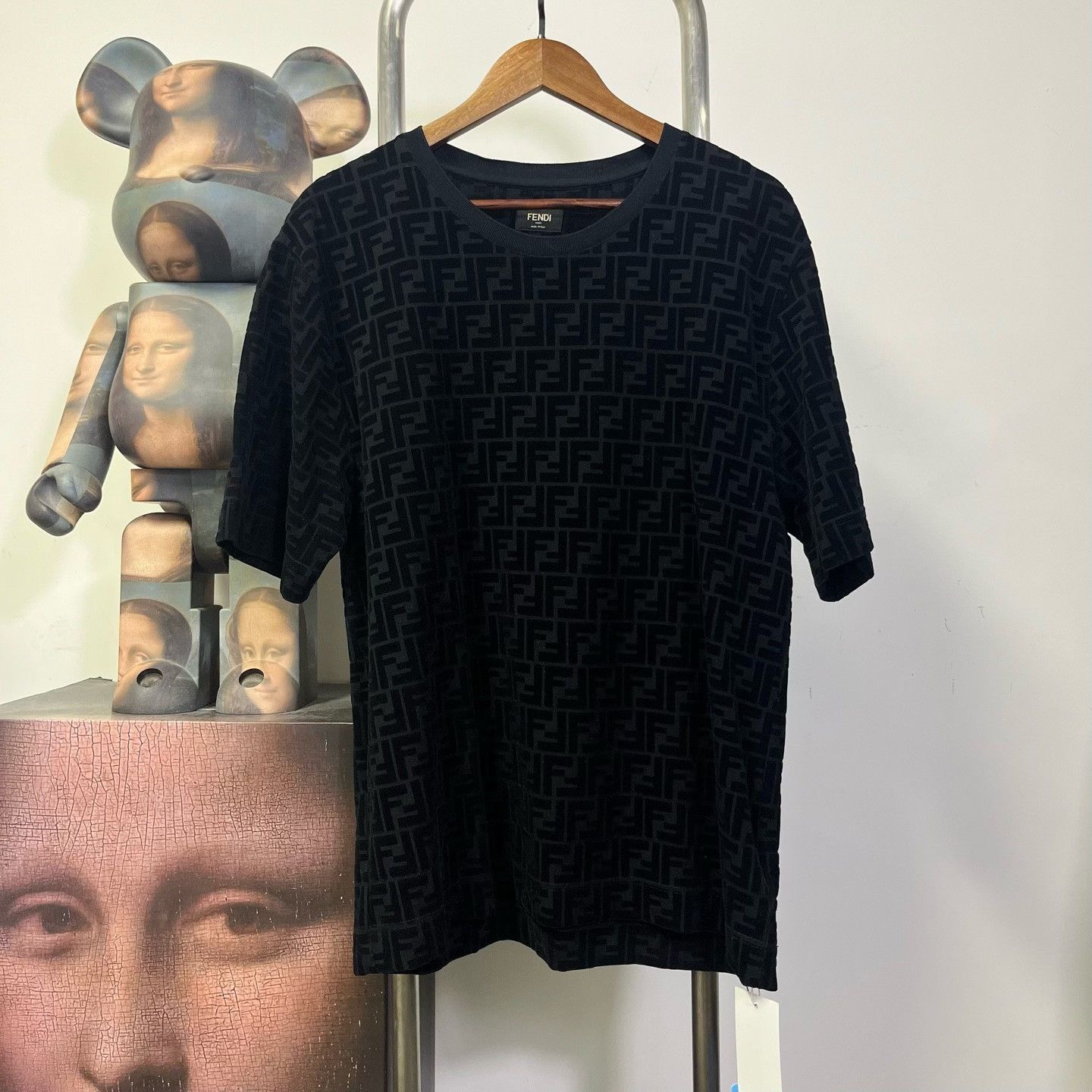 Fendi Fendi Black T-Shirt l Men Size US L / EU 52-54 / 3 - 1 Thumbnail