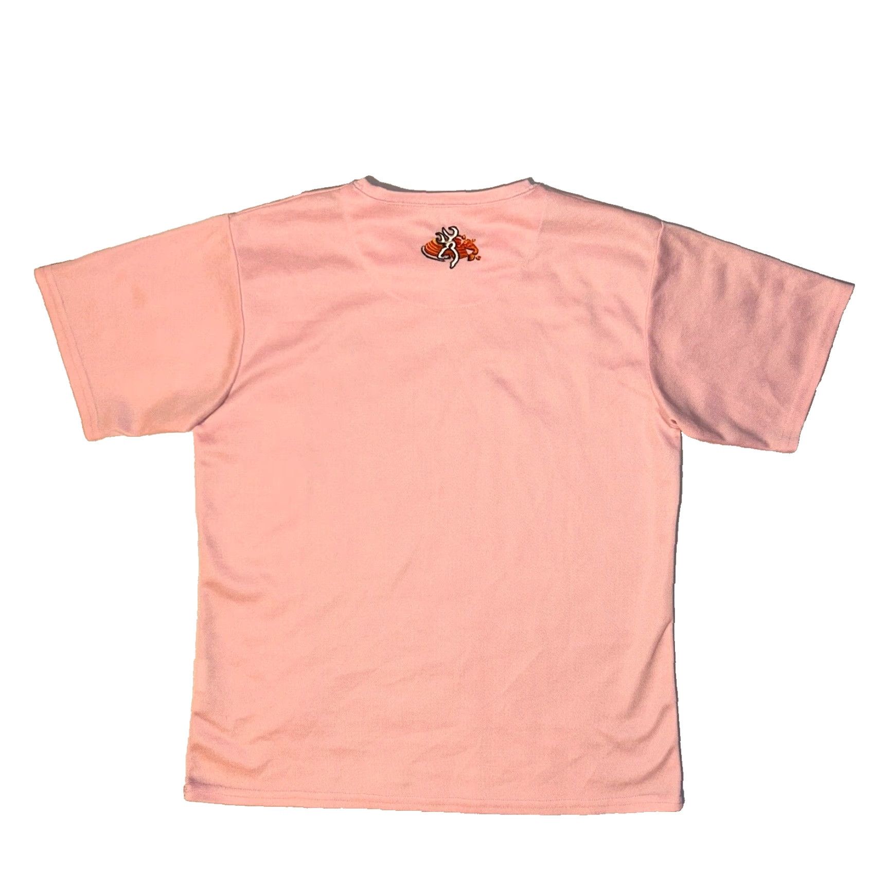Vintage Browning T-Shirt Shirt Women Pink Athletic Short Sleeve Logo Crew Neck L Regular Size L / US 10 / IT 46 - 2 Thumbnail
