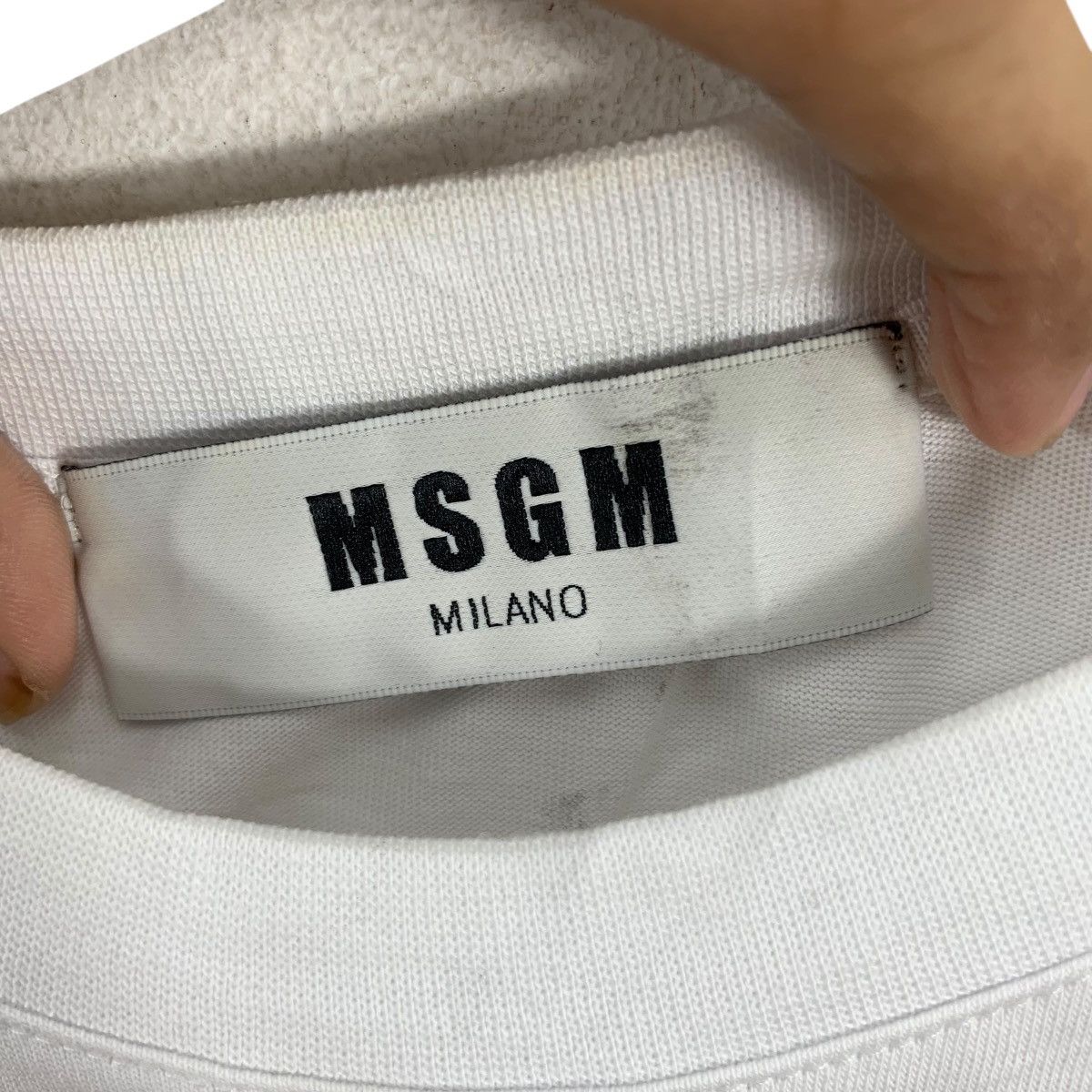 MSGM MSGM MILANO Made In ITALY Sequined Abstract Tee Shirt Top Size M / US 6-8 / IT 42-44 - 5 Thumbnail
