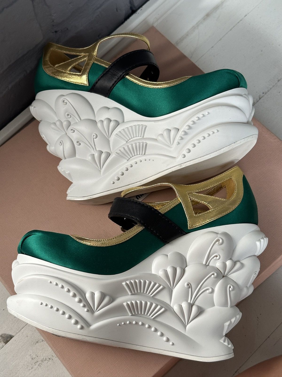 Miu Miu Miu miu runway fairy ballet heels Size US 7 / IT 37 - 7 Thumbnail